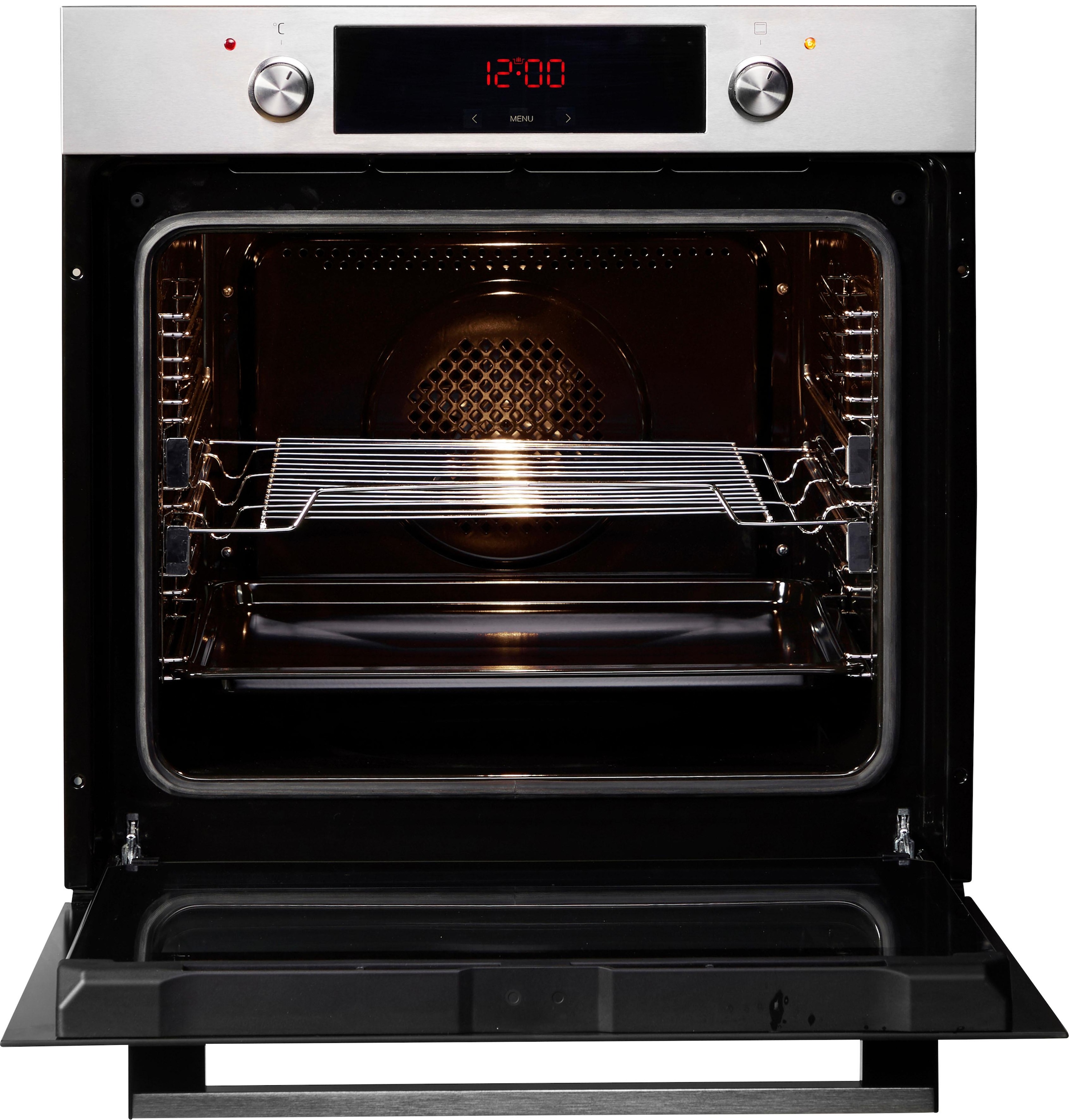 Amica Einbaubackofen »EBX 944 620 E«, EBX 944 620 E, mit 2-fach-Teleskopauszug, Simple Steam, Simple Steam