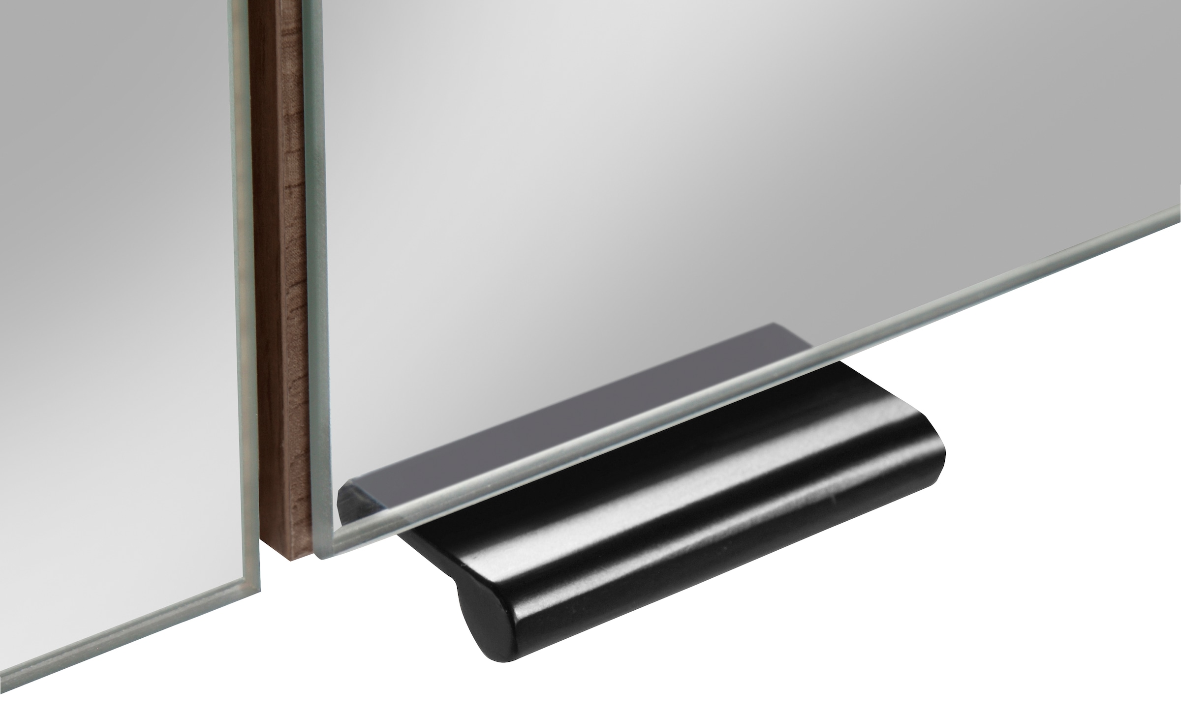 welltime Spiegelschrank »Trento, verschiedene Ausführungen und Farben«, Breite 100 cm, mit 3D-Effekt, Spiegeltüren, Inklusive LED-Beleuchtung