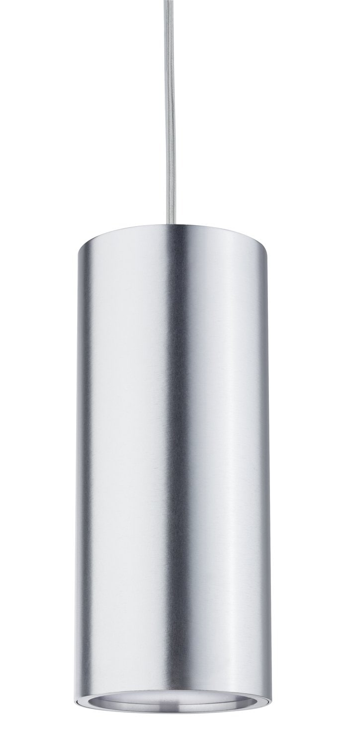 Paulmann Schienensystem-Leuchten »URail Pendel Barrel 370lm 6W 2700K 230V Chrom matt, Alu eloxiert 230V«, (1 tlg.)
