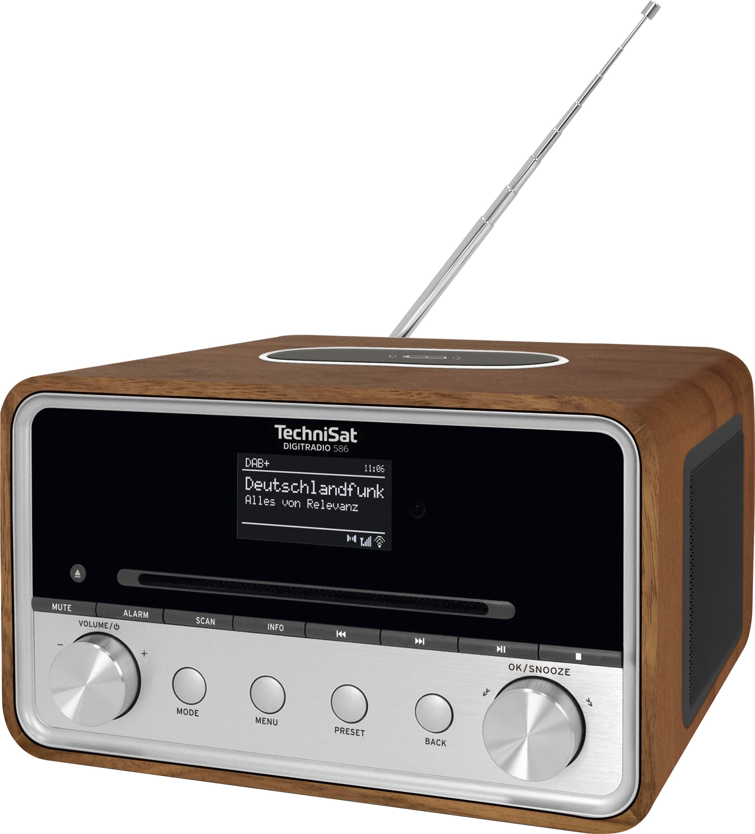 TechniSat Radio »DIGITRADIO mit (Bluetooth-A2DP Digitalradio Bluetooth-AVRCP Bluetooth-WLAN W) online 586«, 20 RDS (DAB+)-Internetradio-UKW kaufen