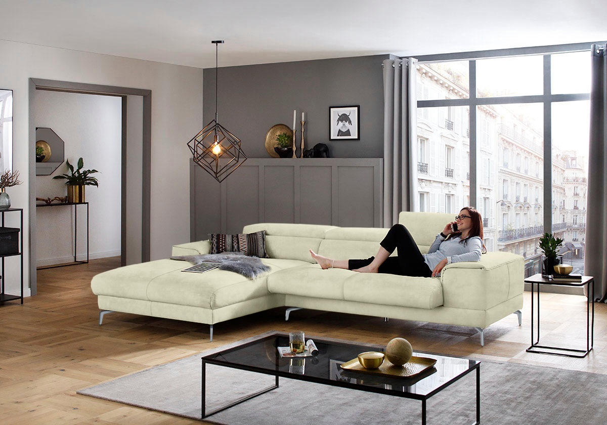 W.SCHILLIG Ecksofa "Piedroo, Designsofa mit tollem Sitzkomfort, elegant und günstig online kaufen