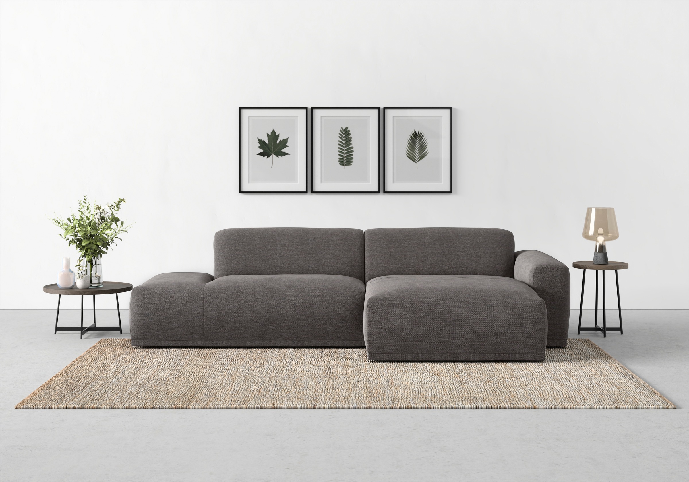 TRENDMANUFAKTUR Ecksofa »Braga, mit hochwertigem Kaltschaum, L-Form, in Cor günstig online kaufen