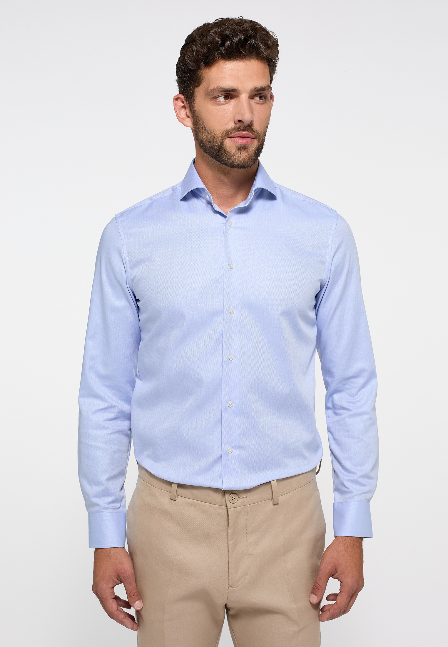 Eterna Langarmhemd »SLIM FIT« NON IRON (bügelfrei)