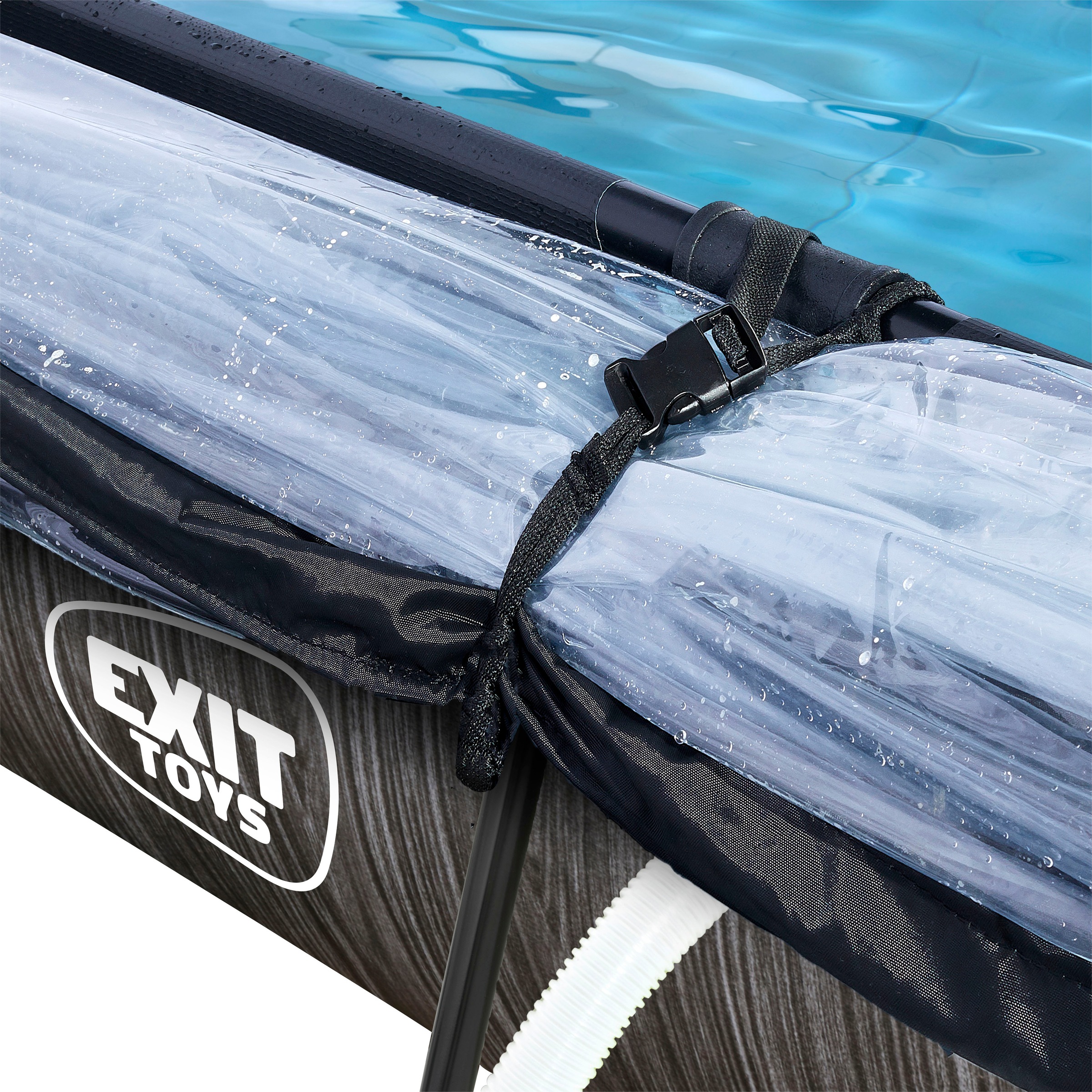 EXIT Framepool, (Set, 3 tlg.), BxLxH: 200x300x65 cm, mit Kartuschenfilter und Abdeckung