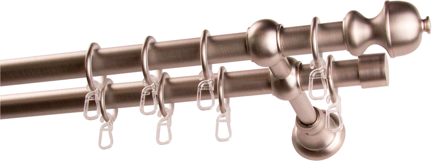 GARESA Gardinenstange »ANDREA« Ø 20 mm 2 läufig-läufig Wunschmaßlänge;Träge günstig online kaufen
