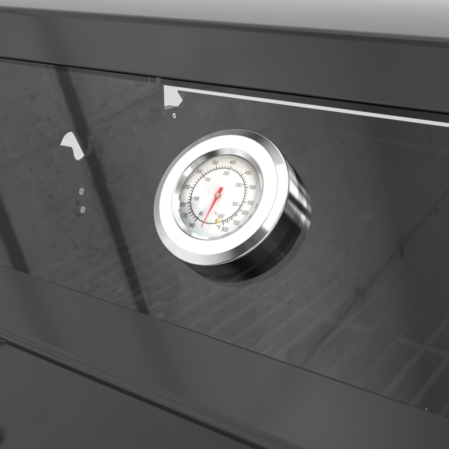 El Fuego Gasgrill »Columbia«, mit Glassichtfenster im Deckel