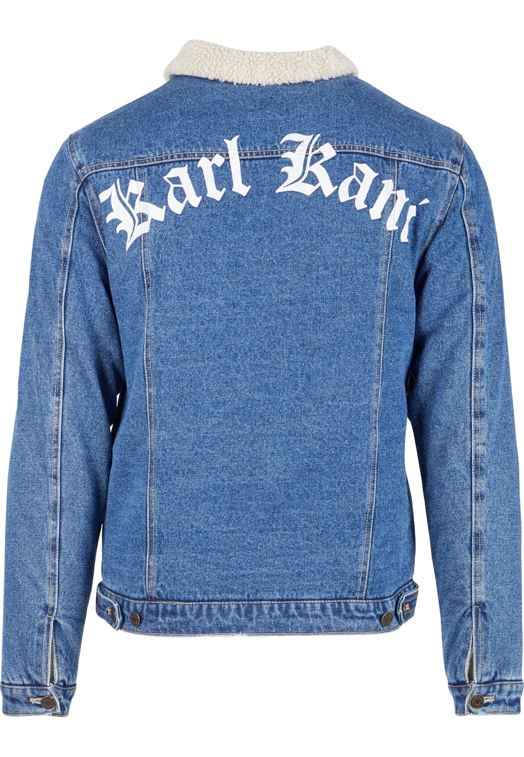 Karl Kani Jeansjacke »Karl Kani Herren KM224-062-1 KK Old English Denim Jacket« 1 Stk. tlg. ohne Kapuze