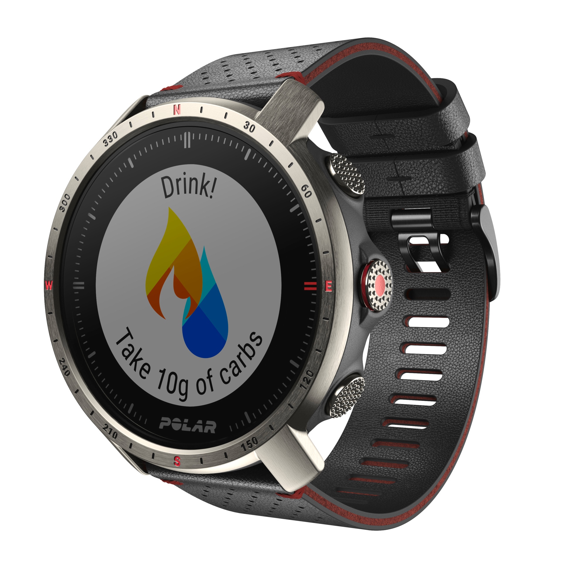 Polar Smartwatch »GRIT X PRO«, (3,05 cm / 1,2 Zoll), Proprietär, 0,064 GB, GPS Navigation 10 ATM)