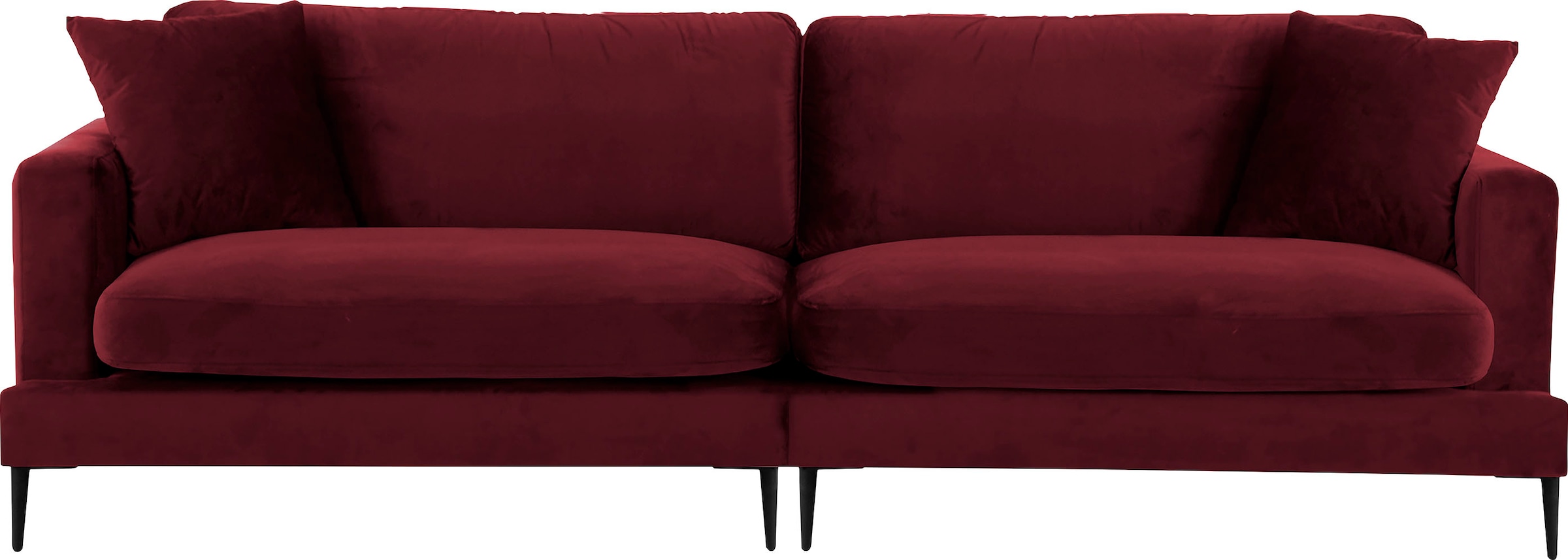 Home affaire Big-Sofa »Cozy elegantes Designsofa, Maße B/T/H: 252/97/80 cm« günstig online kaufen