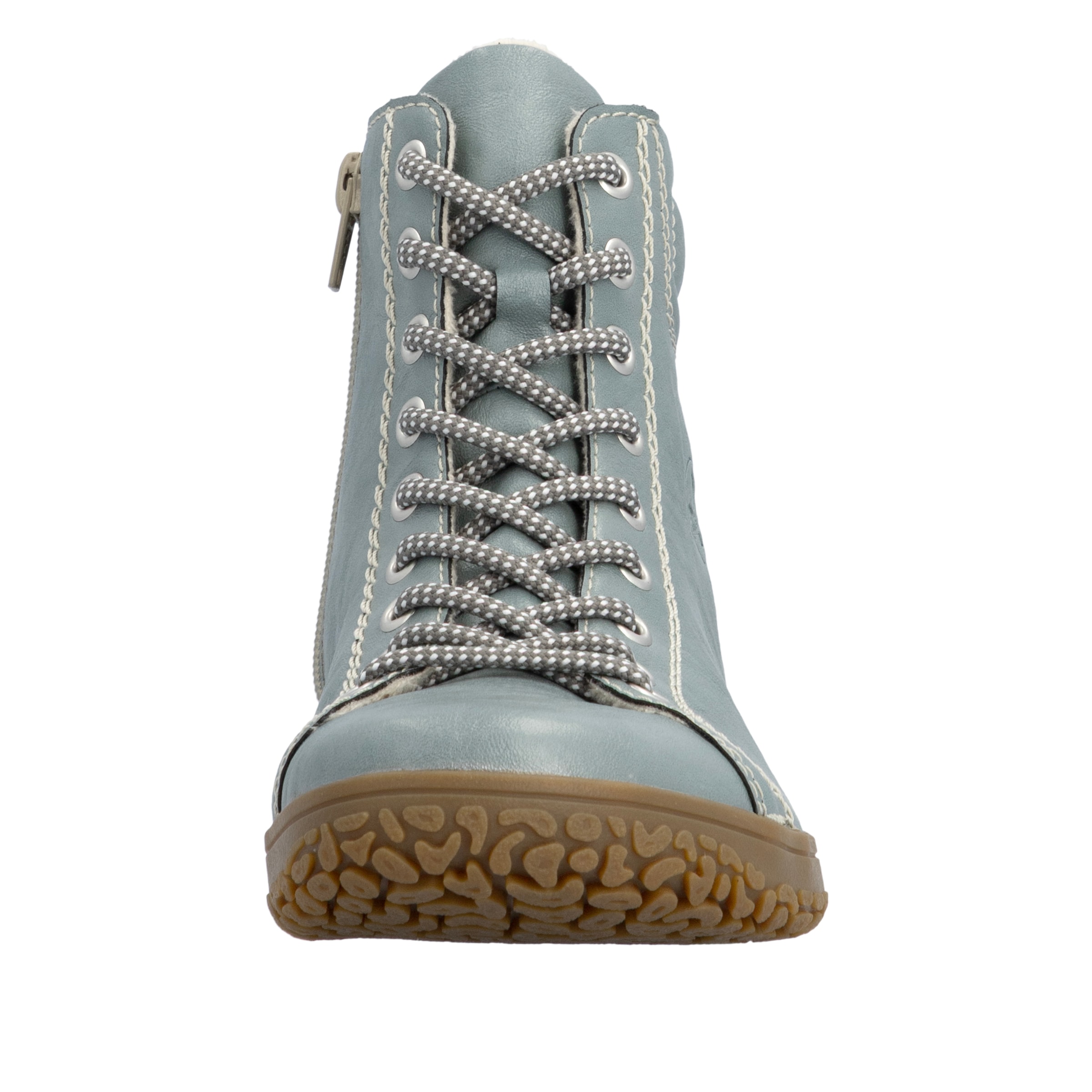 Rieker Schnürboots  Herbstboots, Stiefelette mit modischen Konstrastnähten
