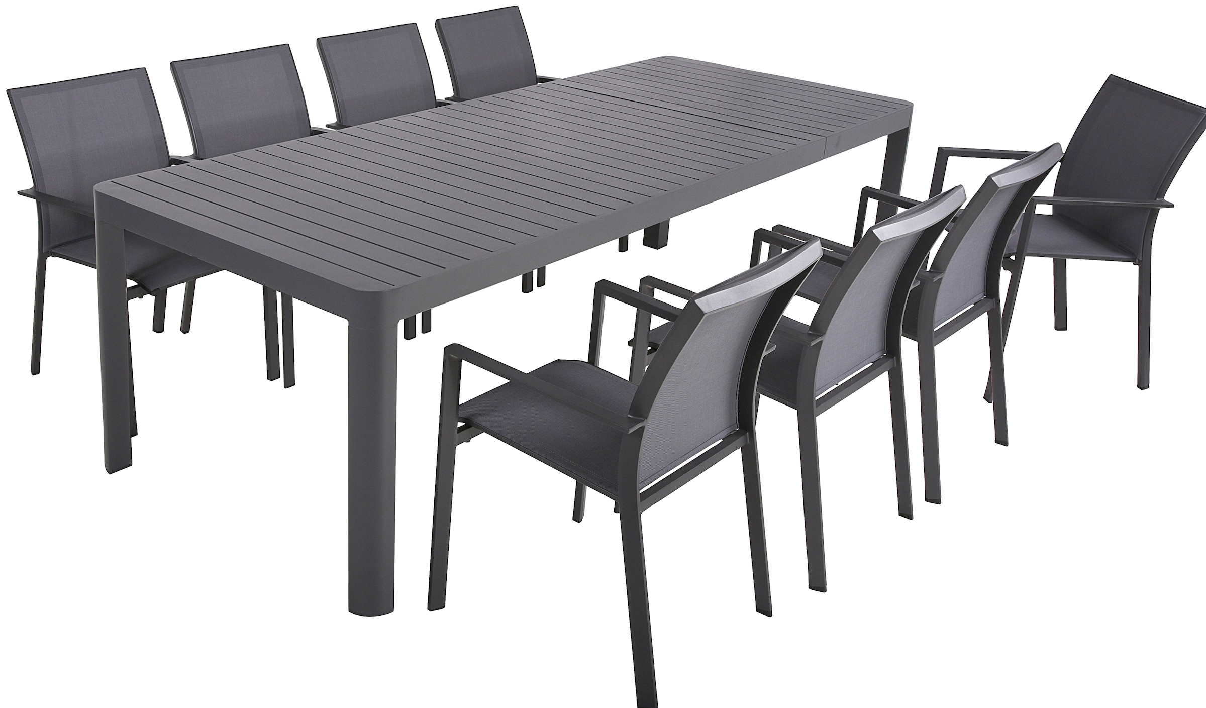 Garden Pleasure Garten-Essgruppe »AMIRA« 9 Stk. tlg. mit ausziehbarem Tisch günstig online kaufen