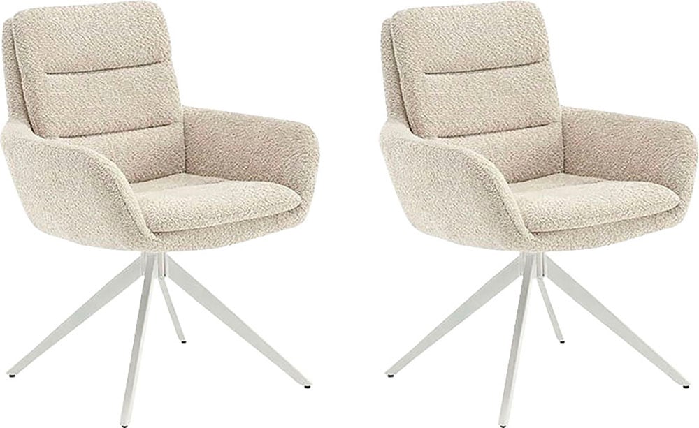 Home affaire Esszimmerstuhl »Taragona«, (Set), 2 St., Boucle, mit unterschi günstig online kaufen