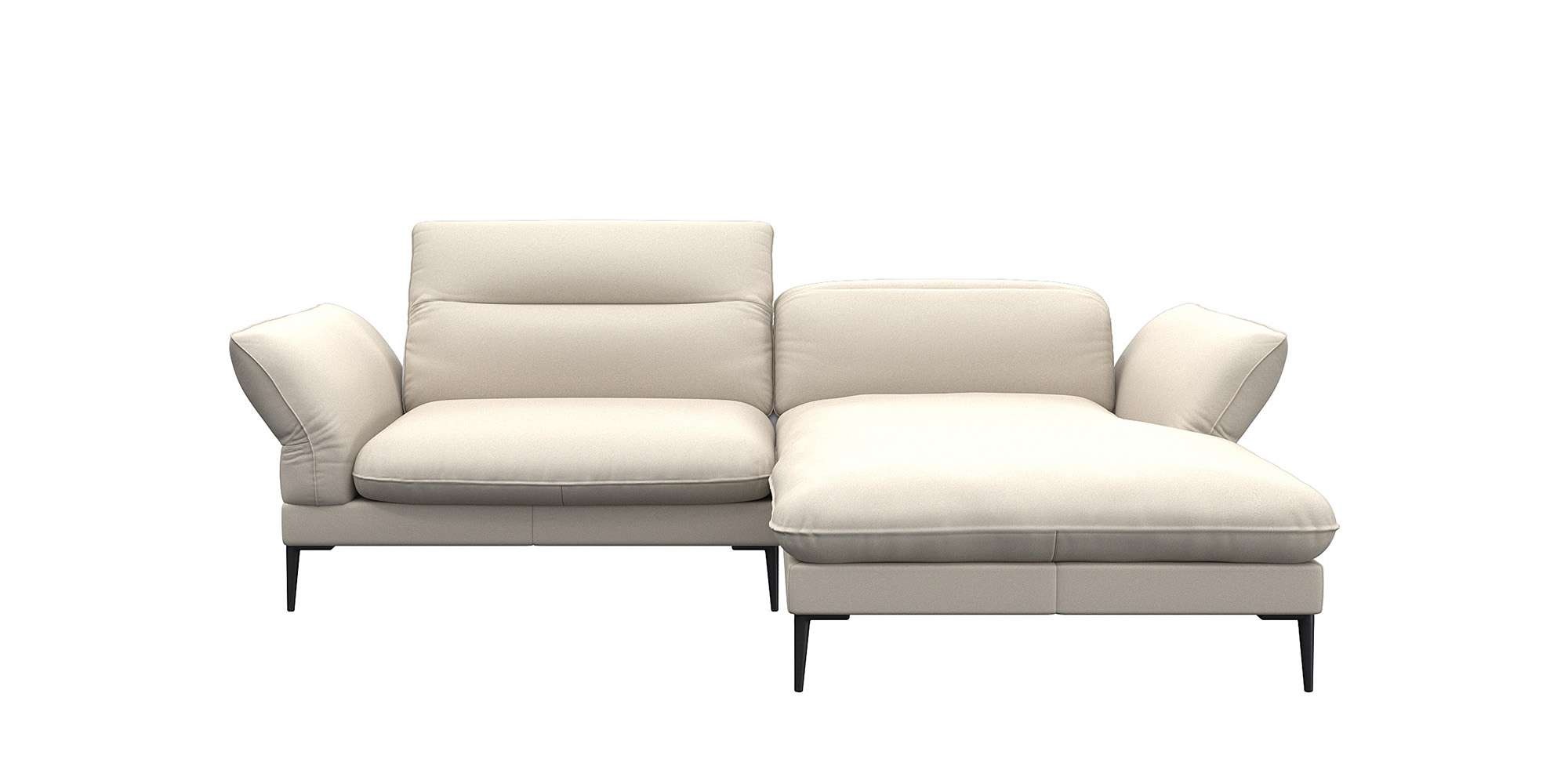 FLEXLUX Ecksofa »Salino, Funktionssofa mit Recamiere, Relaxsofa, Ecksofa«, günstig online kaufen