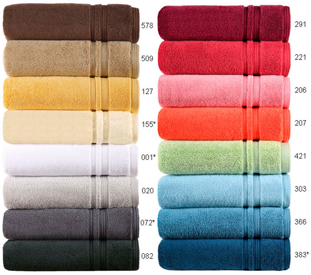 Egeria Handtuch »Manhatten Gold«, (1 schnell Streifenbordüre, bestellen Uni und reine Programm Baumwolle St.), bequem mit