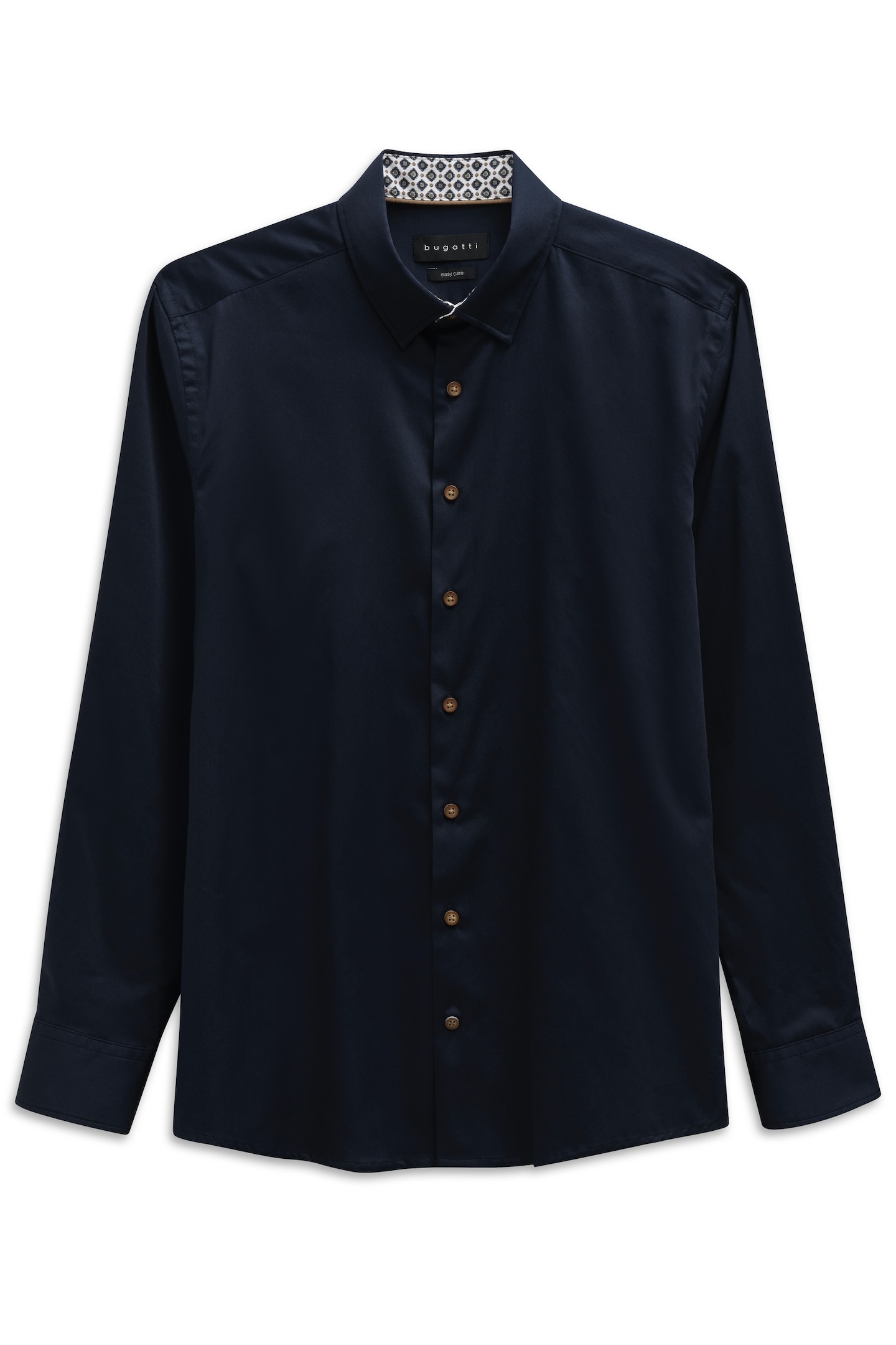 bugatti Langarmhemd »Modern Fit«, mit Under Button-Down & Easy-Care