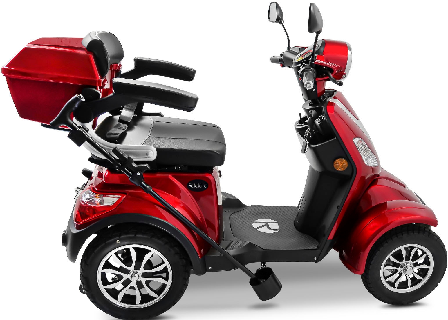 Rolektro Elektromobil »Rolektro E-Quad 15 V.3 Lithium«, (mit Topcase)