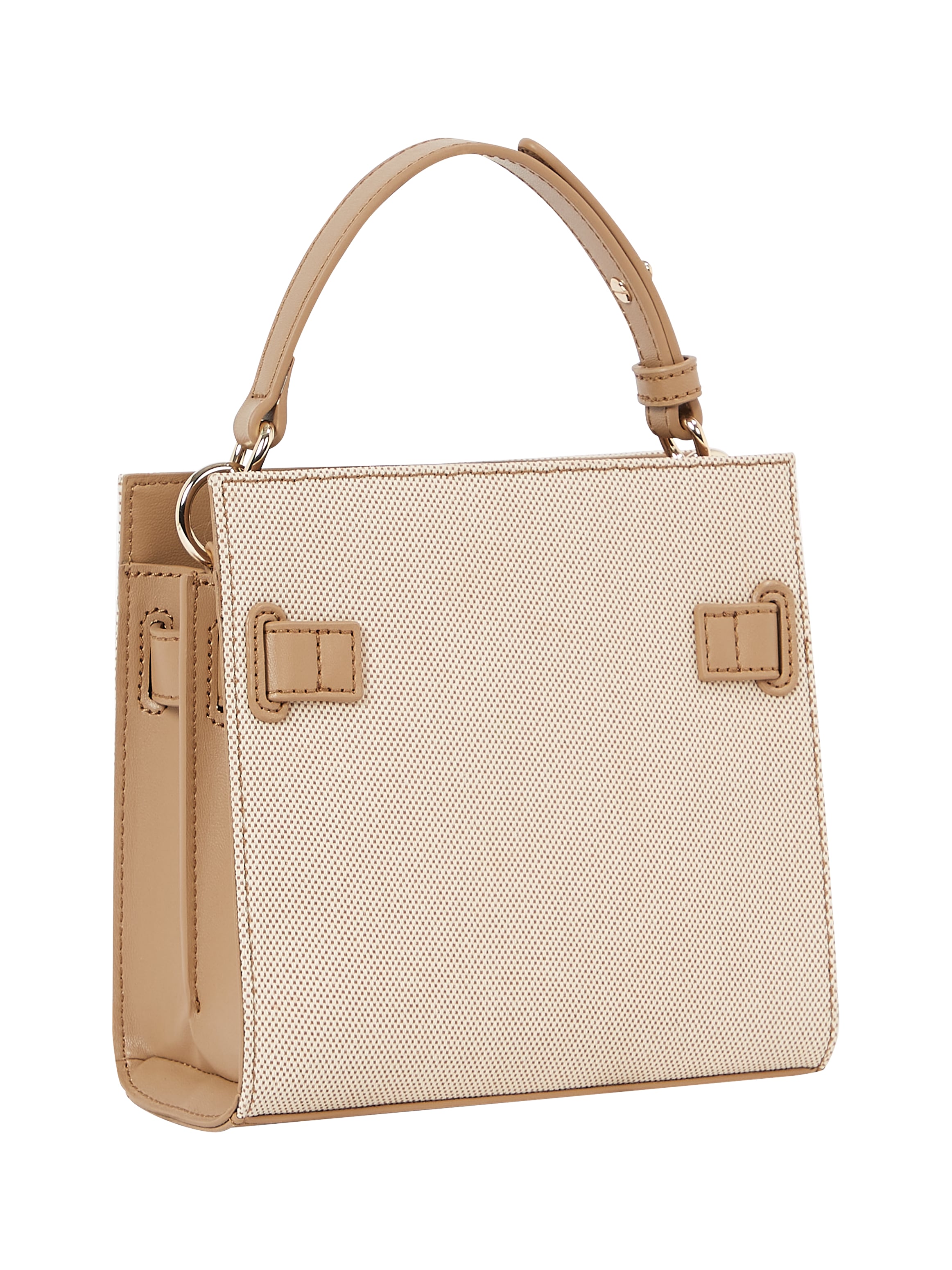 Tommy Hilfiger Henkeltasche »TH HERITAGE MINI SATCHEL CANVAS«, Damen Tragetasche, Umhängetasche, Schultertasche mit TH-Logo