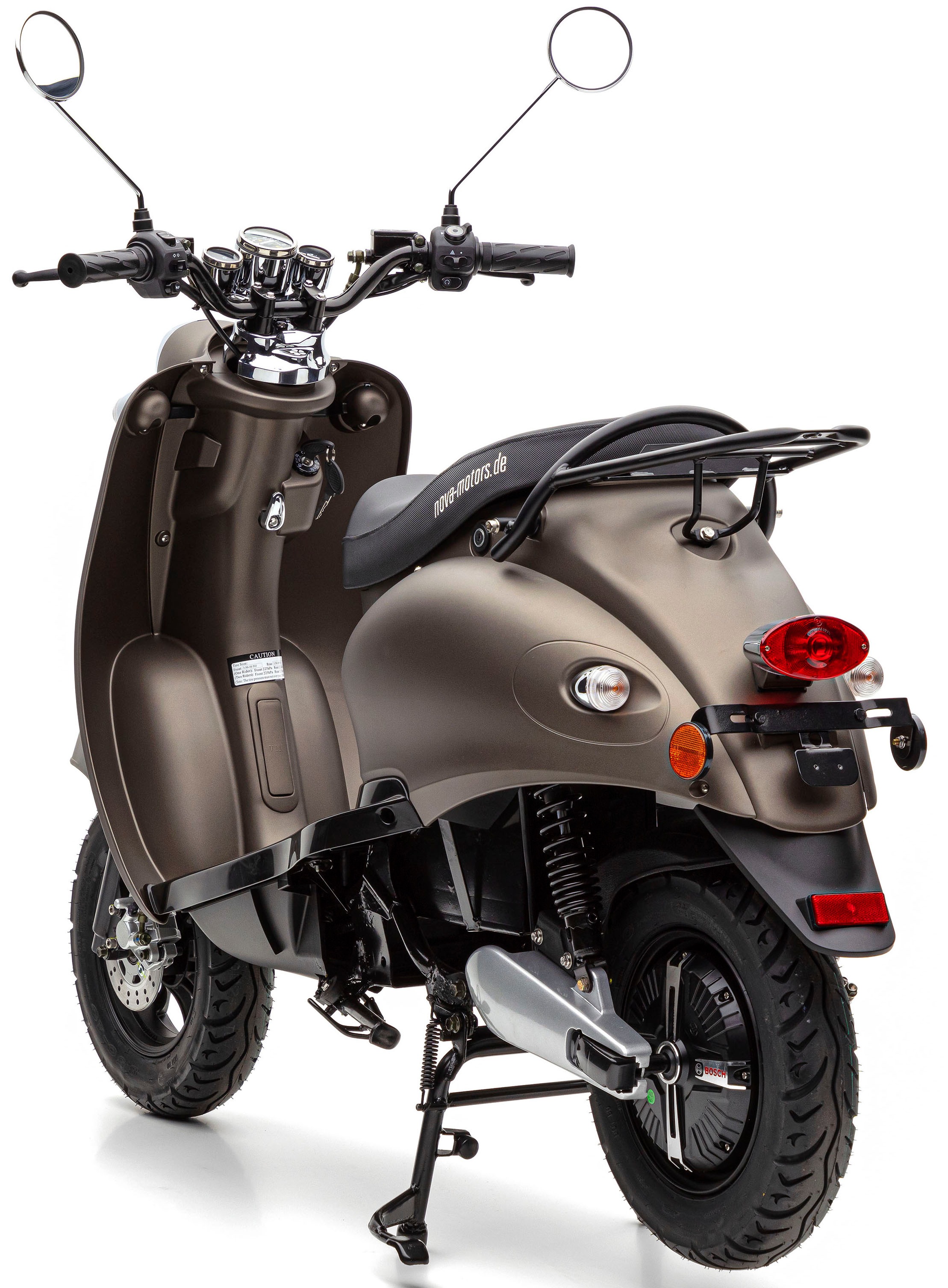 Nova Motors E-Motorroller »eRetro Star Li« bis zu 40 km Reichweite, härteverstellbare Dual-Stoßdämpfer hinten