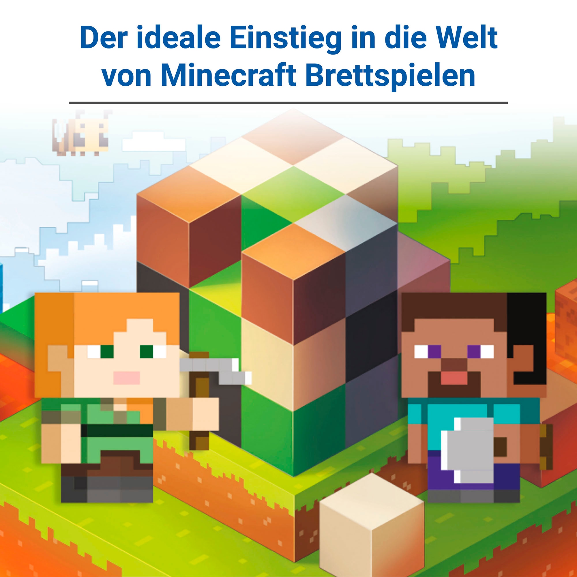 Ravensburger Spiel »Minecraft Builders & Biomes Junior«, Made in Europe