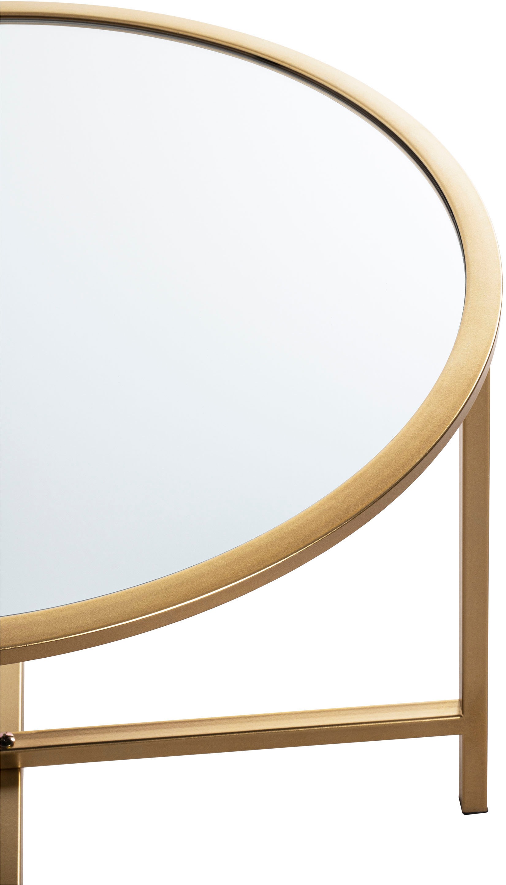HAKU Beistelltisch »Sofatisch, Wohnzimmertisch« 1 Stk. tlg. rund - aus Metall Gold - Ø/H 60/45 cm