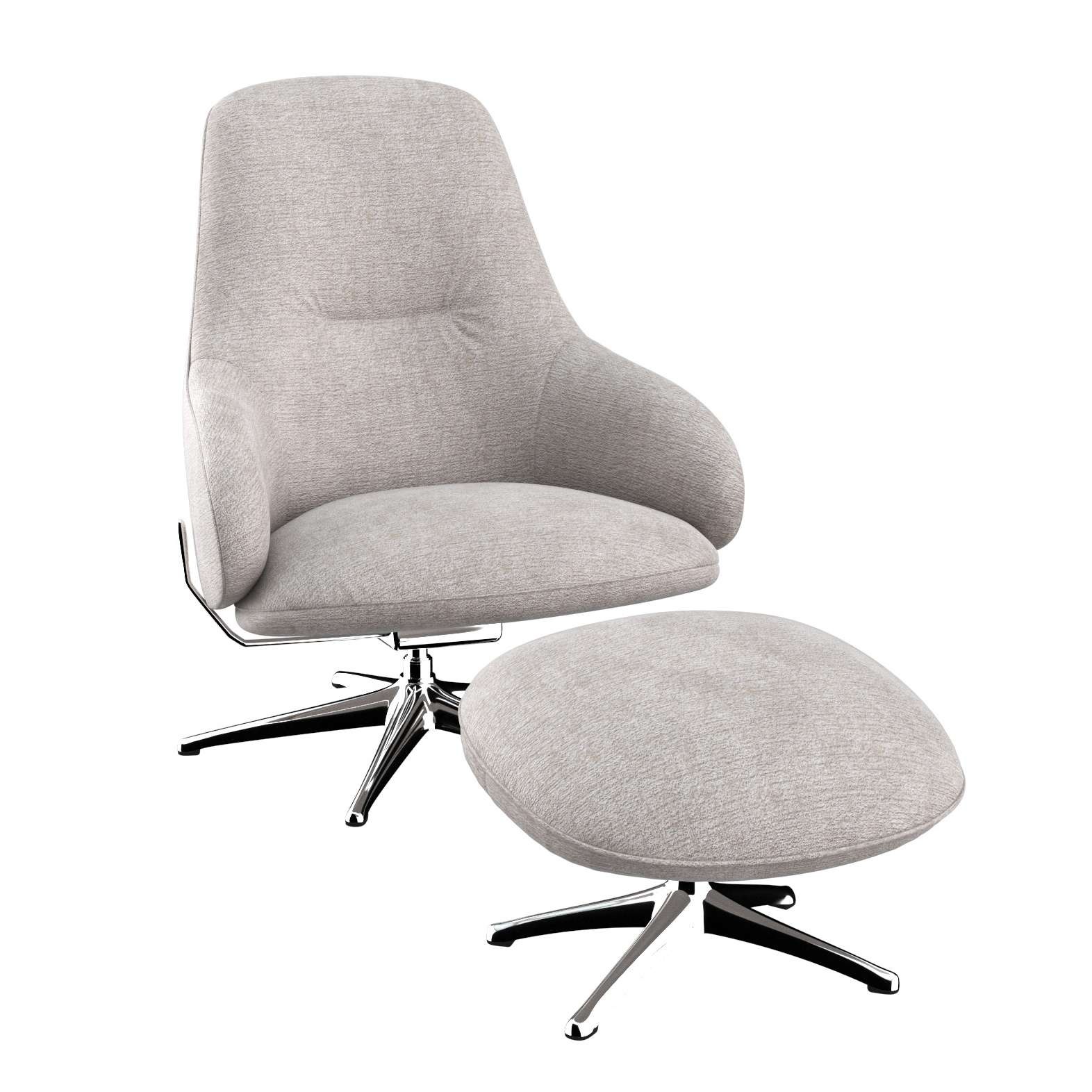 FLEXLUX Drehsessel »Falcone, TV-Loungesessel, Fernsehsessel, Polstersessel, günstig online kaufen