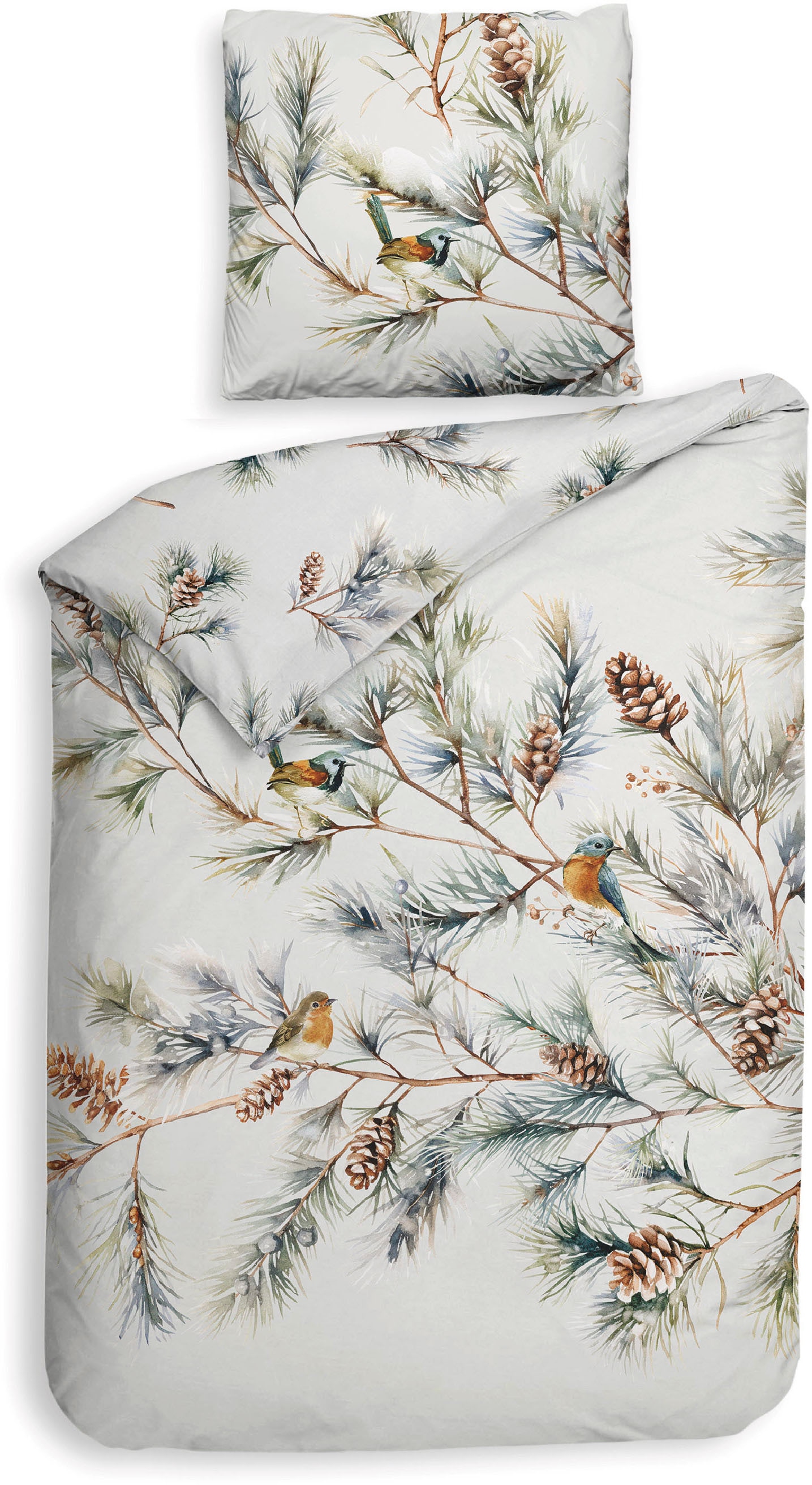 Heckett & Lane Bettwäsche »Destiny« 2 Stk. tlg. Äste Design, hochwertiges M günstig online kaufen