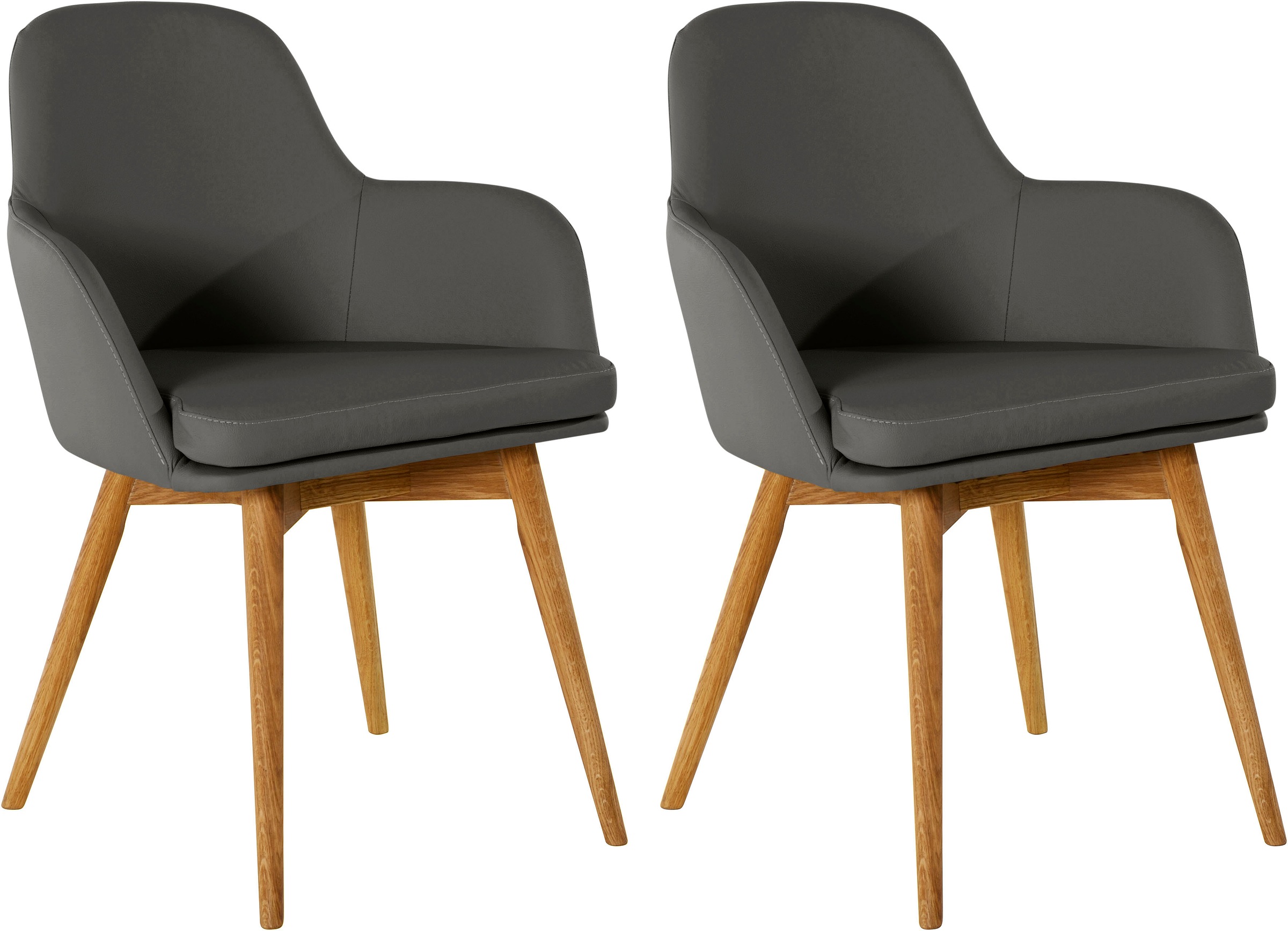 Home affaire Armlehnstuhl »Livry« (Set) 2 Stk.Polsterstuhl, Schalenstuhl günstig online kaufen