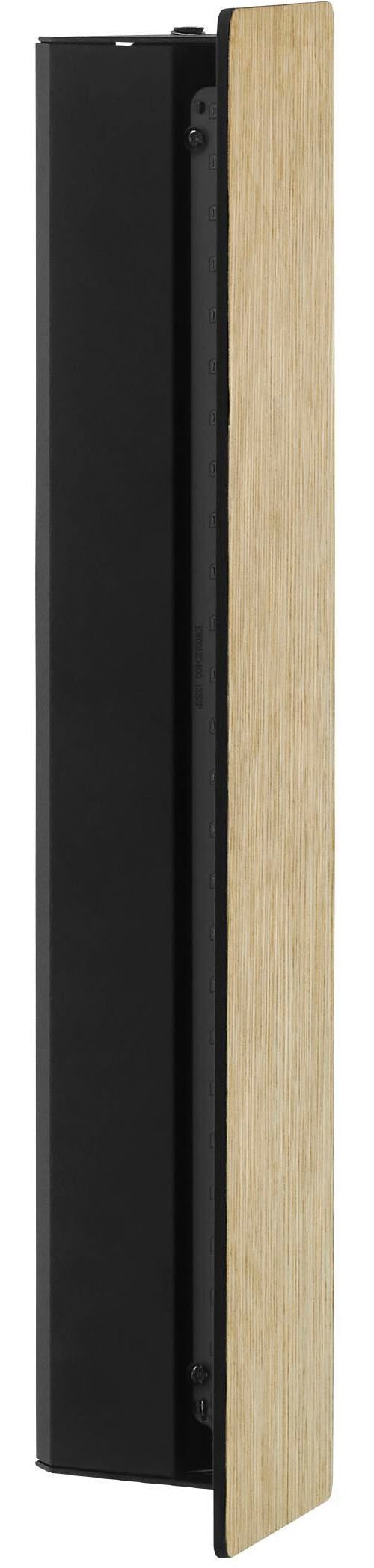 EGLO Wandleuchte »Zubialde Wandlampe, rechteckig, innen, Eiche, Flurlampe, Holz, Metall« LED-Modul 1 Stk. Warmweiß Wand-/Deckenleuchte - L36 x H8 x AL5 cm - schwarz, braun - 12W inkl.