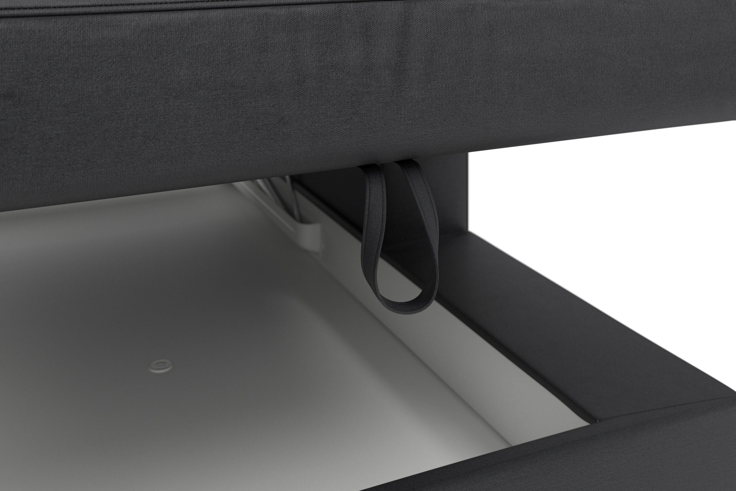 sit&more Ecksofa »Olsen L-Form«, inklusive Sitztiefenverstellung, wahlweise mit Bettfunktion, 15cm hoch