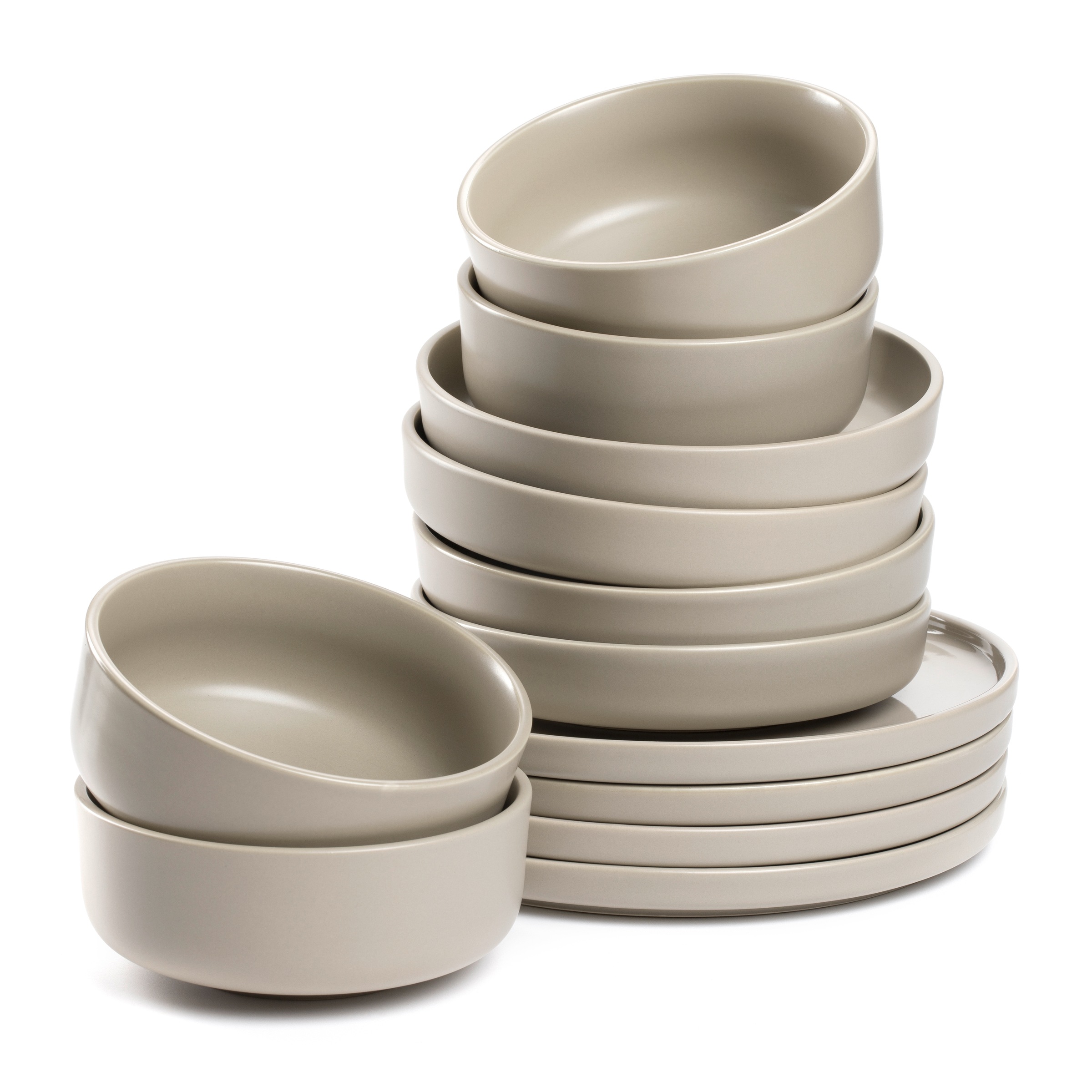 LEONARDO Geschirr-Set »ROMA, Geschirrset, 12-teilig«, (Set, 12 tlg.), Service, spülmaschinengeeignet