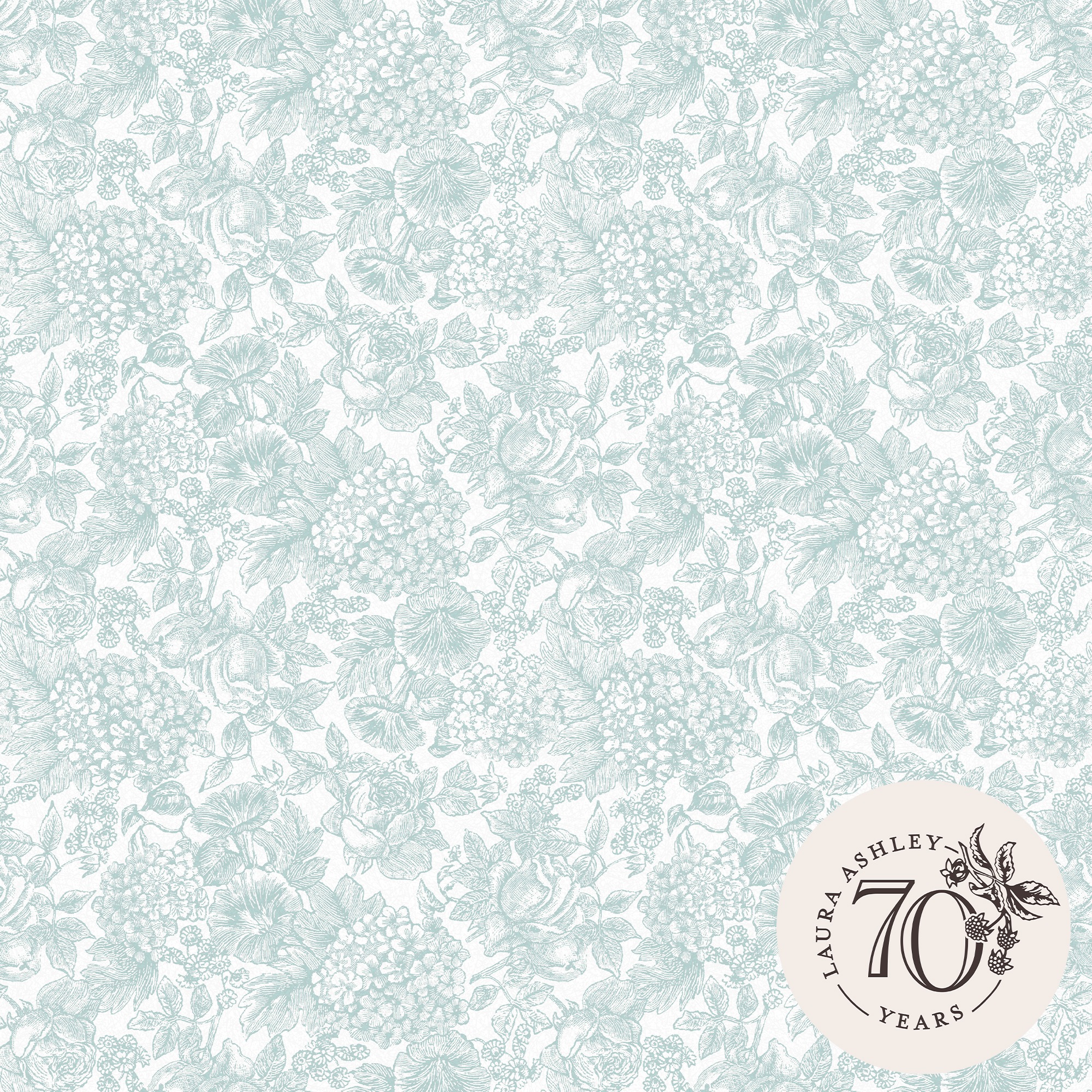 LAURA ASHLEY Vliestapete »Louise«, geblümt, 10mx52cm (ca. 5m2) günstig online kaufen