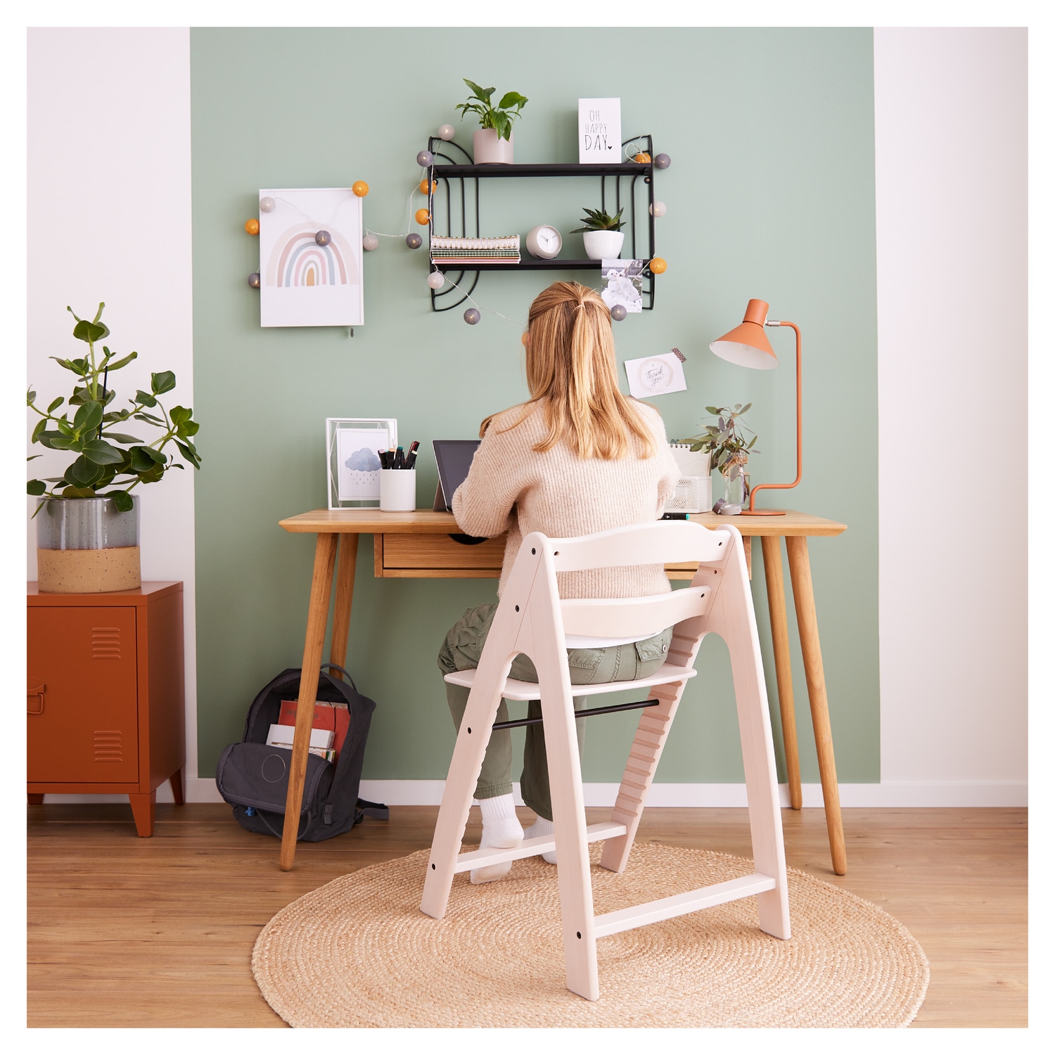 Hauck Hochstuhl »Arketa, Beech Blackwashed«, mitwachsend; FSC® - schützt Wald - weltweit