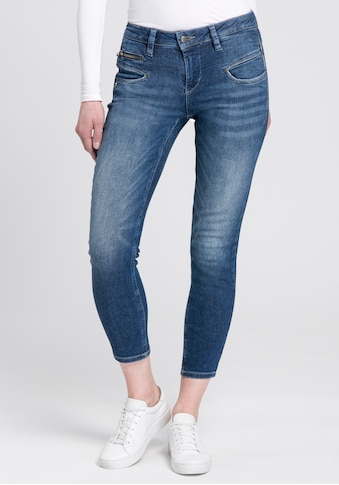 Freeman T. Porter High-waist-Jeans »Alexa High Waist Cropped«, mit Deko-Zippern und... kaufen