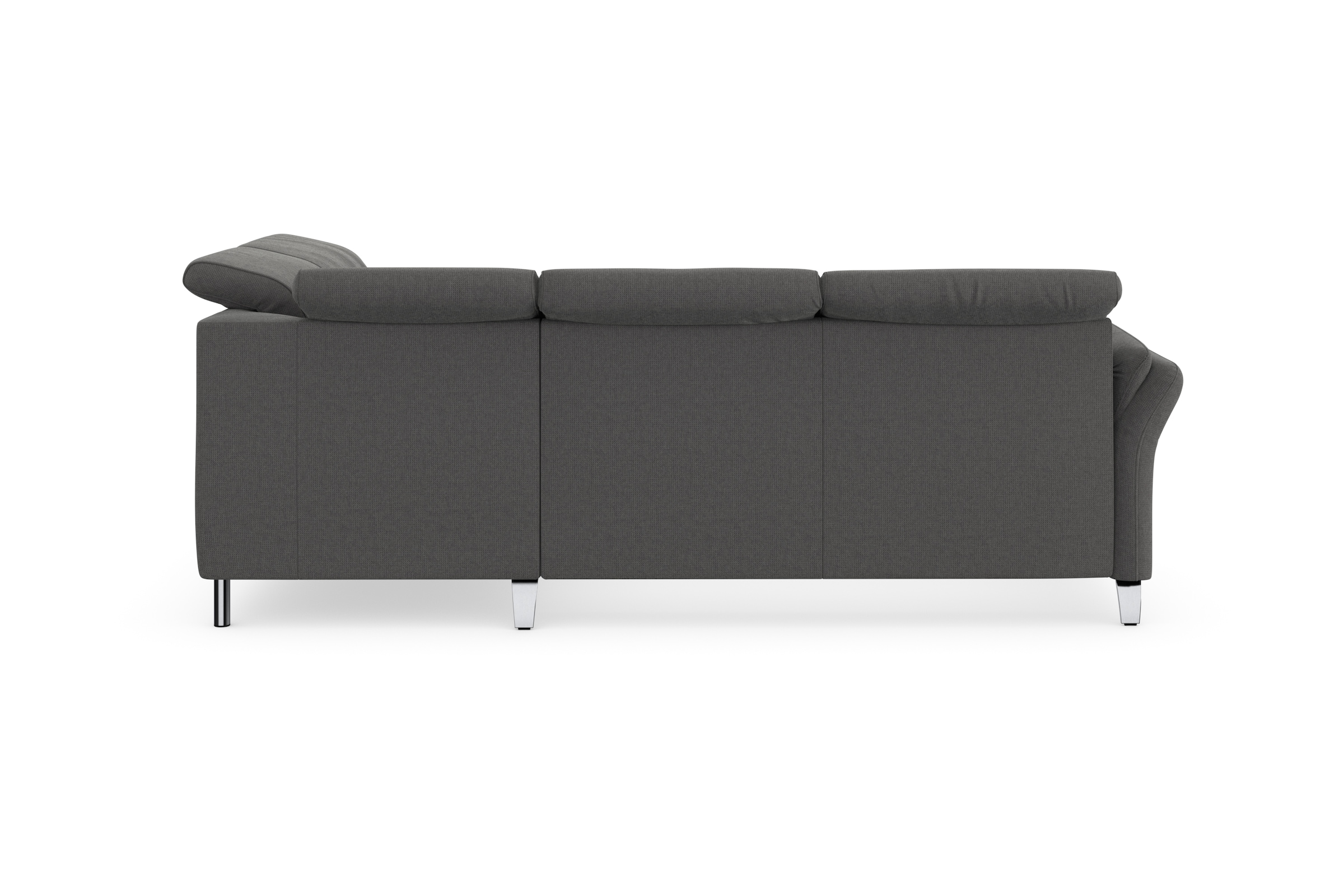 sit&more Ecksofa »Grenoble L-Form mit Federkern«, wahlweise mit Bettfunktion, Bettkasten, Arm- und Kopfteilverstellung