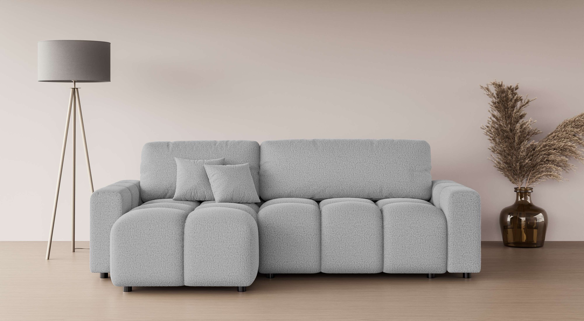 Home affaire Ecksofa »FELICI, Schlafsofa 233cm, L-Form mit Recamiere beidse günstig online kaufen