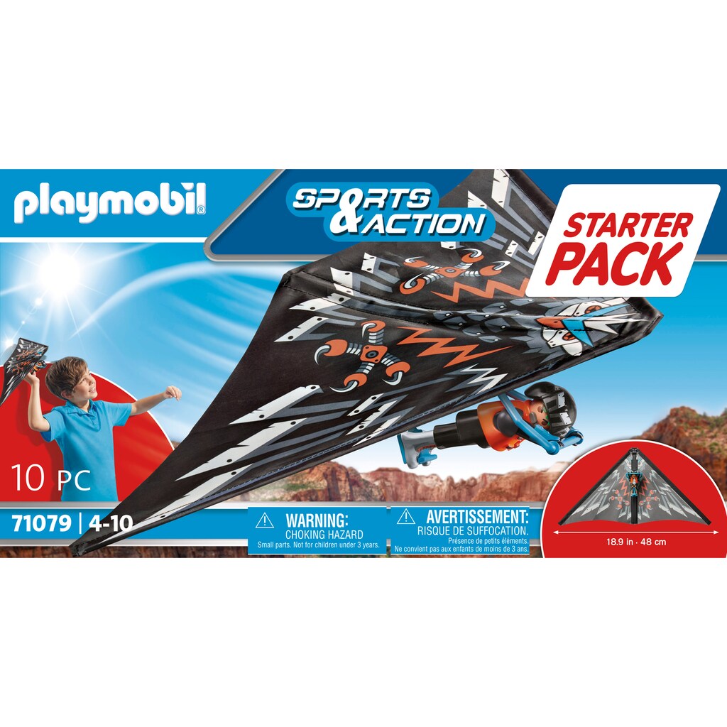 Playmobil® Konstruktions-Spielset »Starter Pack Drachenflieger (71079), Sports & Action«