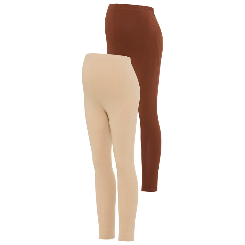 NEUN MONATE Umstandshose »2 Stück Umstands-Hosen für Schwangerschaft und Stillzeit« 2er Pack Leggings für Schwangerschaft & Stillzeit...