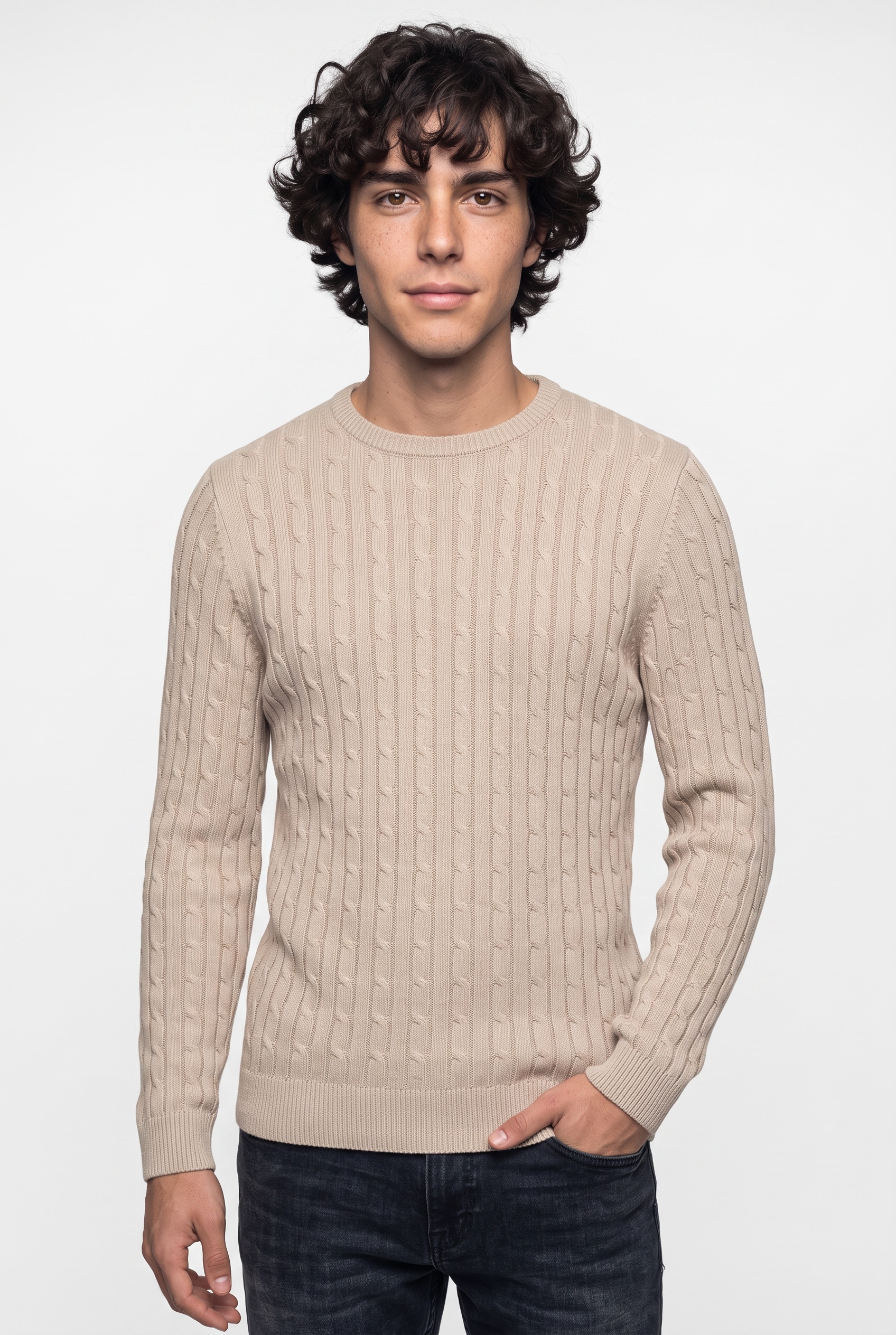 Blend Rundhalspullover »BHCURT PULLOVER« Baumwolle, regular fit