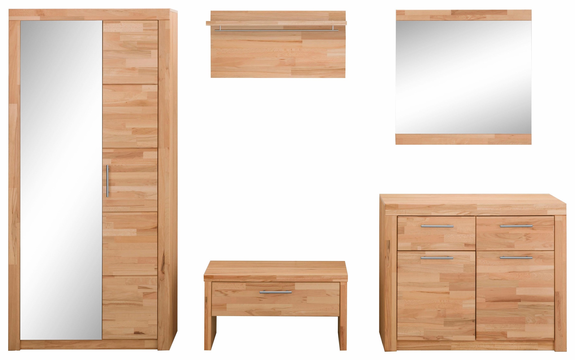 VOGL Möbelfabrik Garderoben-Set »Toronto« Set, 5 Stk. tlg. günstig online kaufen