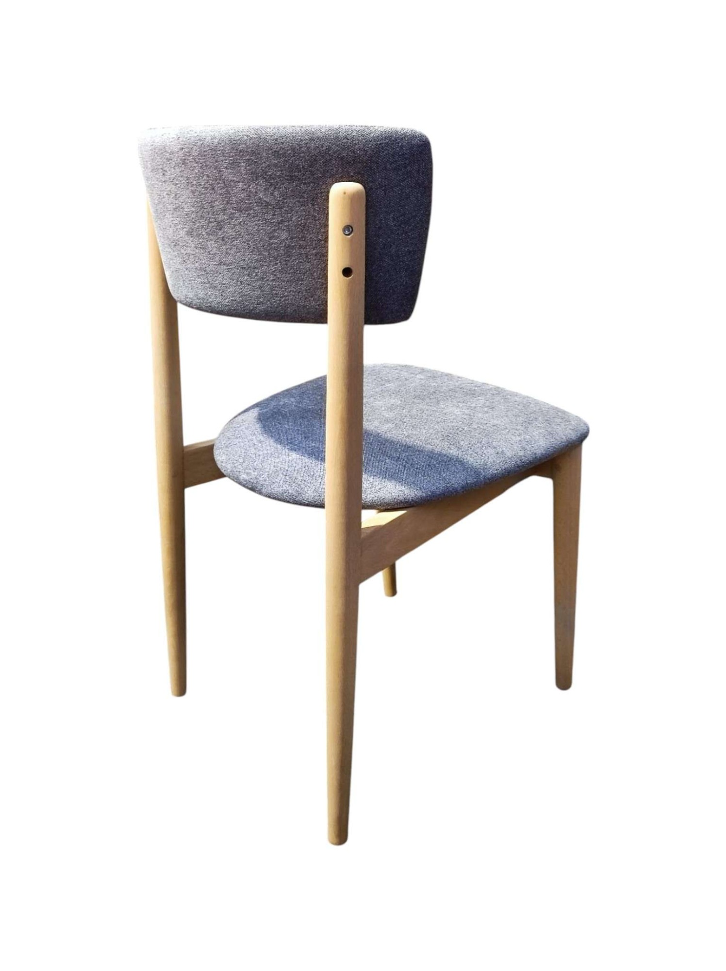 OTTO home Polsterstuhl »Jan Esszimmerstuhl, Küchenstuhl, 4-Fußstuhl« () 2 Stk.Chenille, Massivholzbeine, Retro