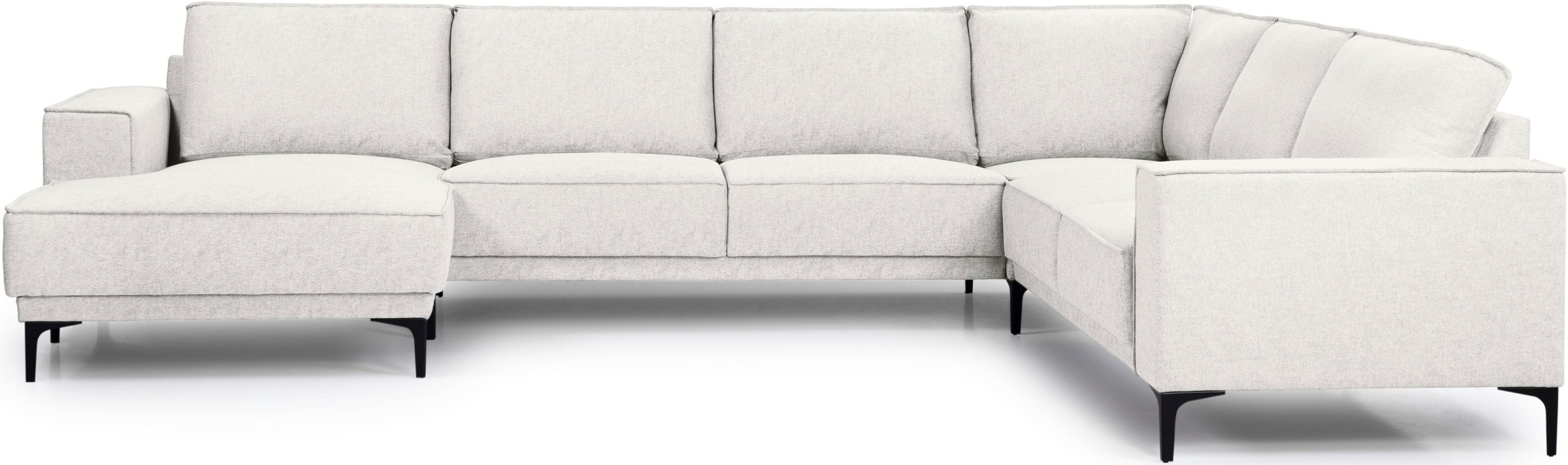 Places of Style Wohnlandschaft »XXL Sofa Oland, Struktur, Flachgewebe, Luxu günstig online kaufen