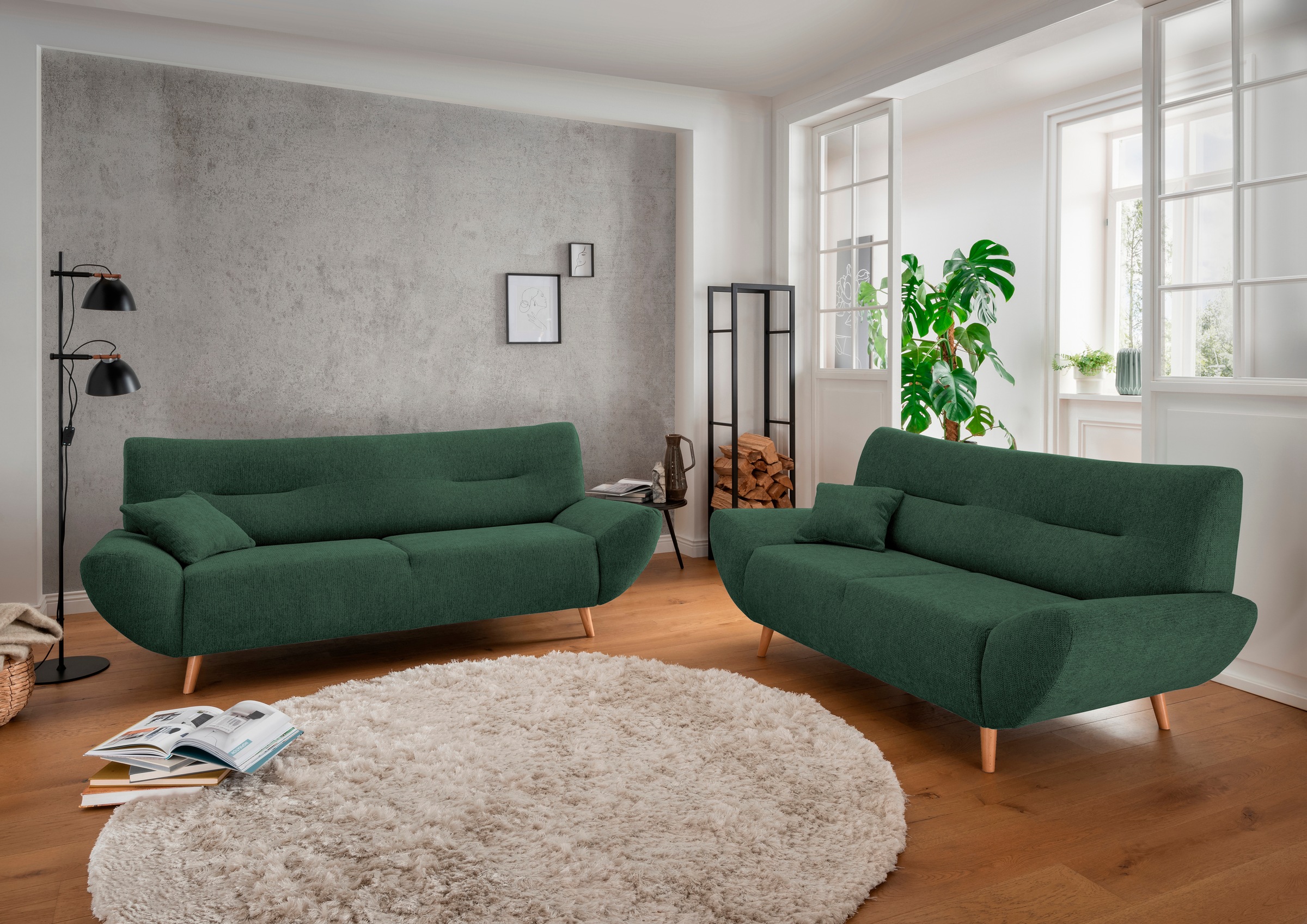 Home affaire Polstergarnitur »Drago, modern und zeitlos, aktuelle Formenspr günstig online kaufen