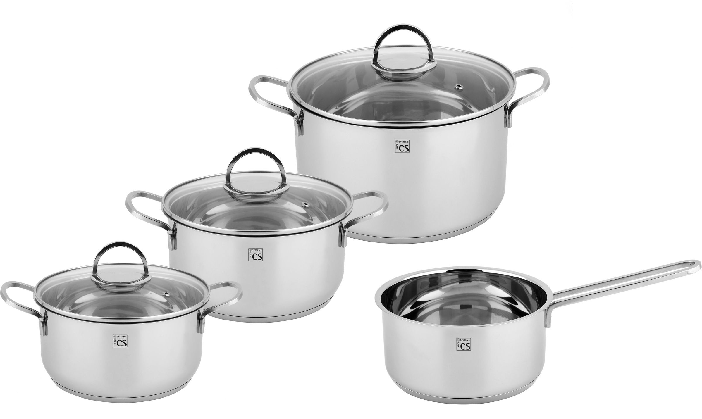 CS Koch-Systeme Topf-Set »Trier« Edelstahl Set, je 1 Fleischtopf Ø 16/20/24 günstig online kaufen