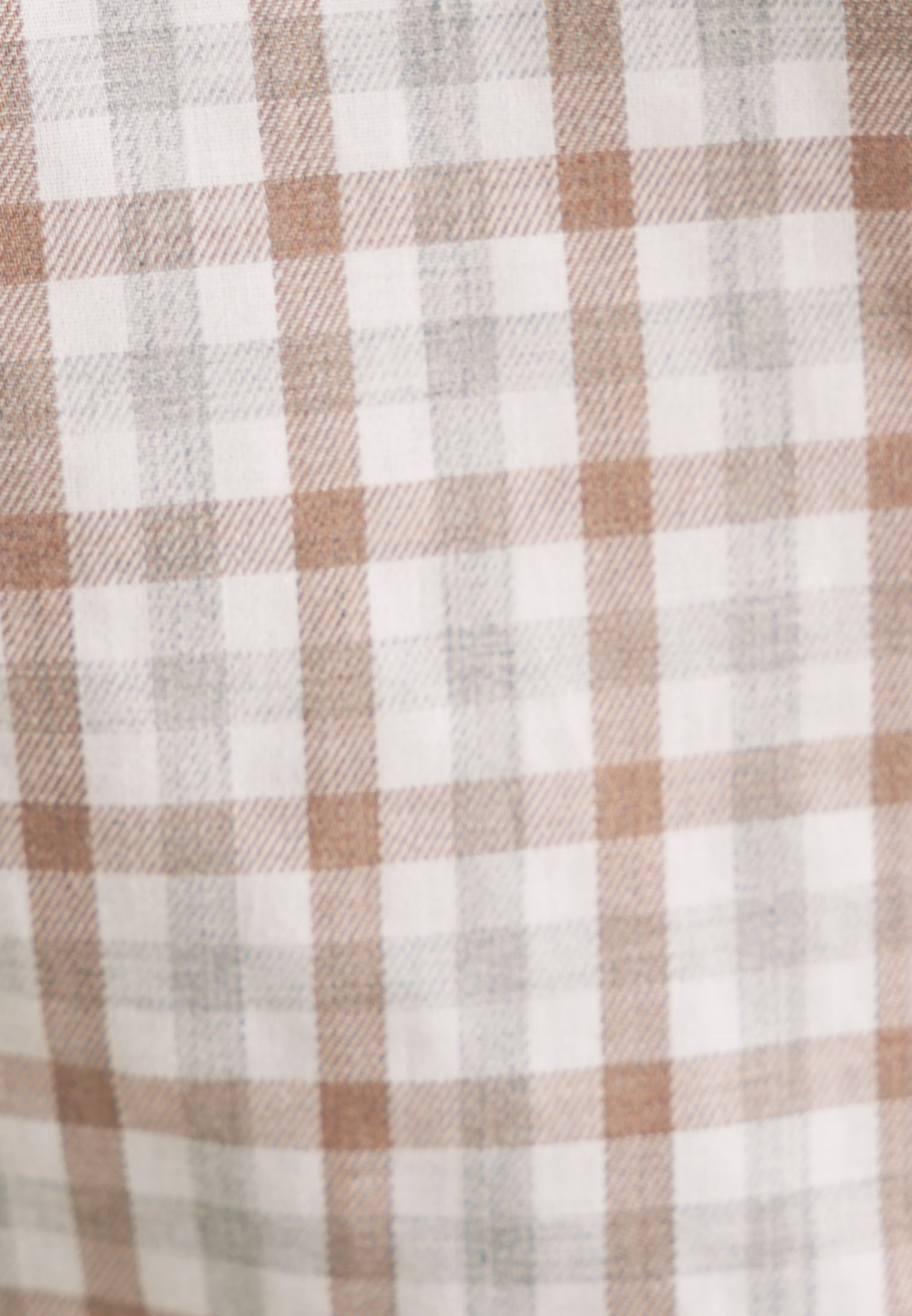 seidensticker Flanellhemd »Comfort«, Comfort Langarm Button-Down-Kragen Karo