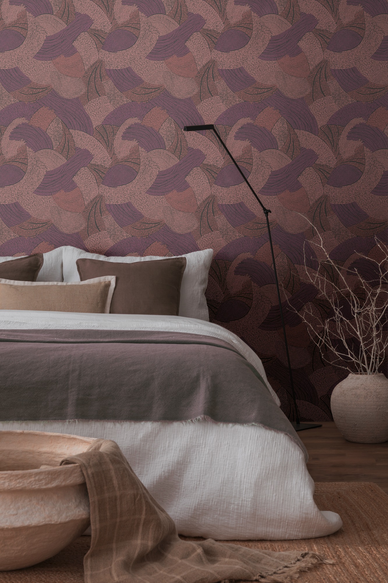 A.S. Création Vliestapete »French Affair Grafik-Tapete Mustertapete Struktur Steinoptik«, matt, Vliestapete geometrisch für Schlafzimmer Küche Wohnzimmer Grafik Flur