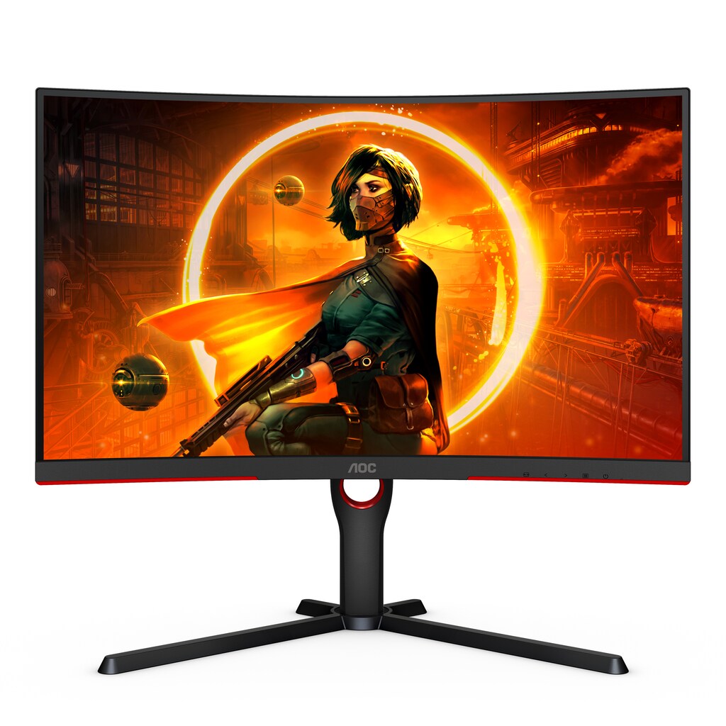 AOC Curved-Gaming-Monitor »CQ27G3SU/BK«, 68,6 cm/27 Zoll, 2560 x 1440 px, QHD, 1 ms Reaktionszeit, 165 Hz