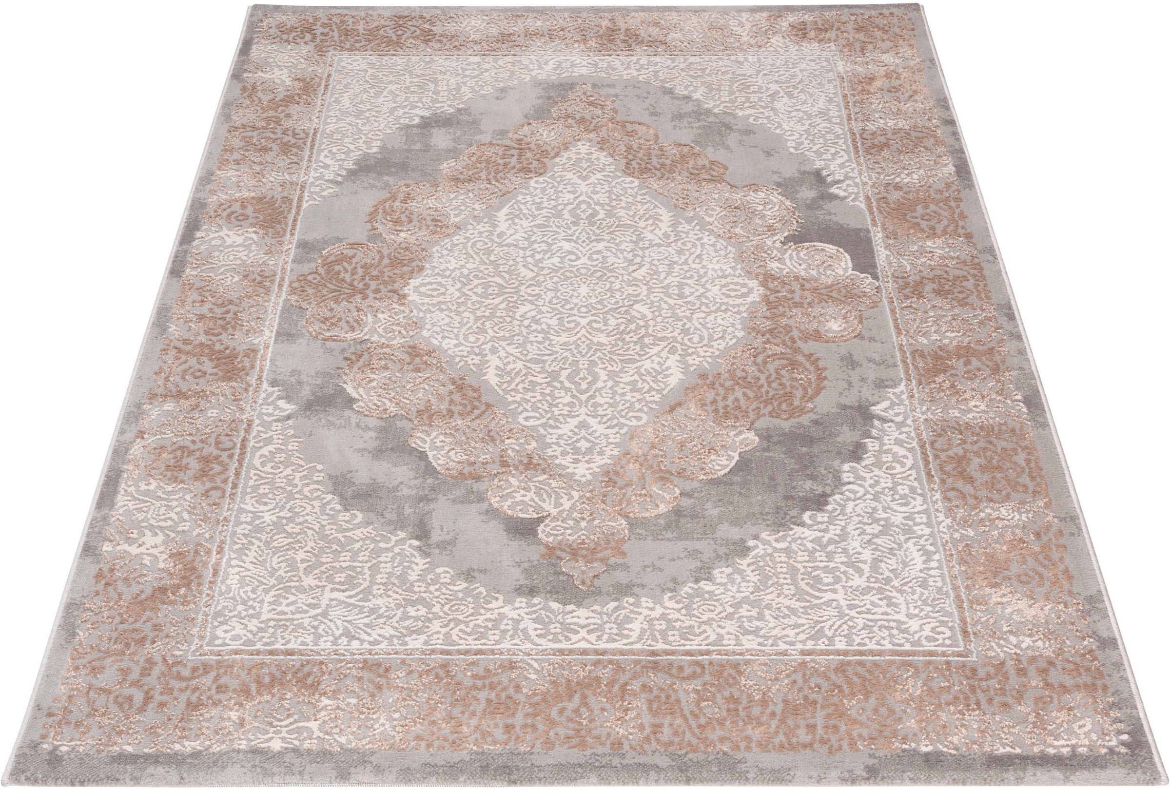 Sehrazat Teppich »Lexa 4000«, rechteckig, 9 mm Höhe, elegantes Vintage Design, prachtvoller 3D-Effekt
