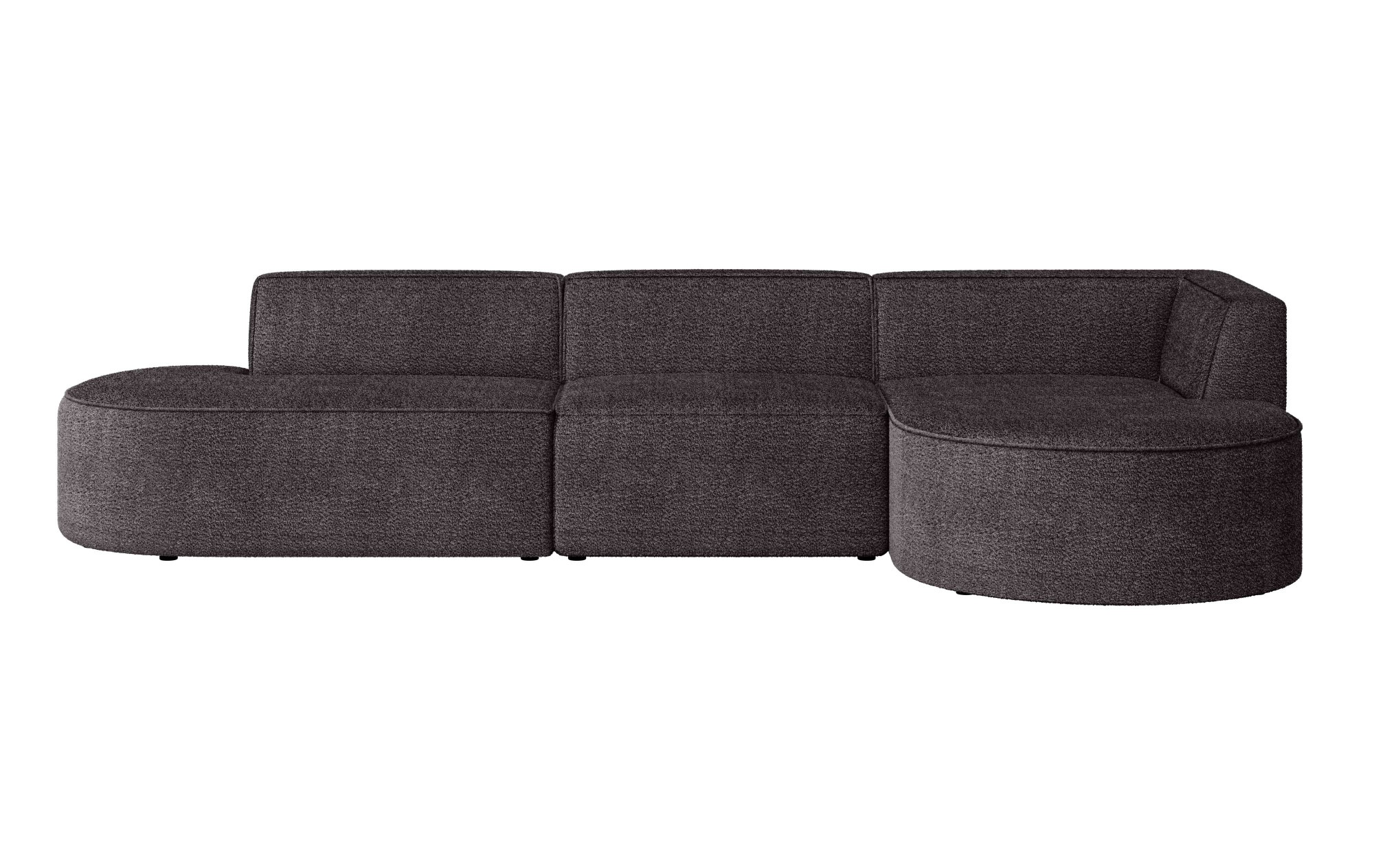 andas Ecksofa »EIVIND Designer Sofa mit Ottomane rechts/links, B/T/H: 343/1 günstig online kaufen