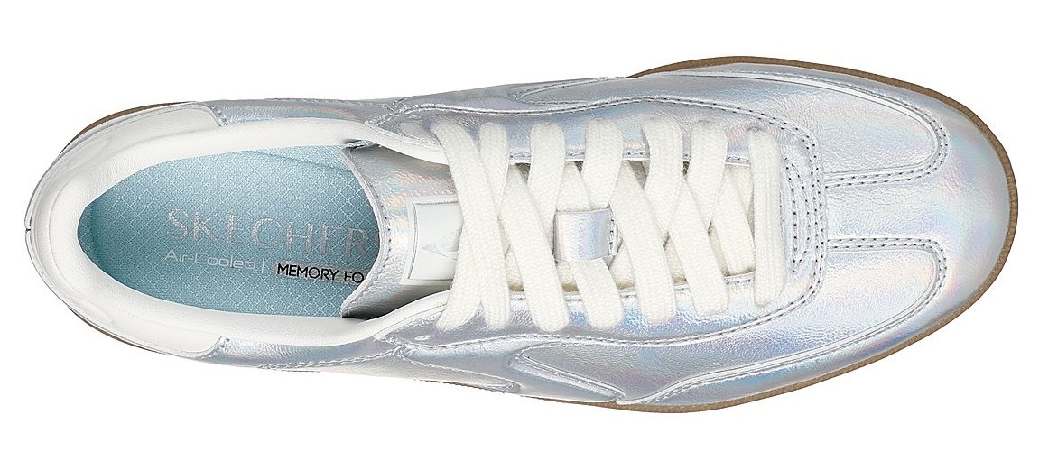 Skechers Sneaker »HOTSHOT-TRUE IRIDESCENCE«  Retro Sneaker, Schnürschuh im irisierenden Metallic Look