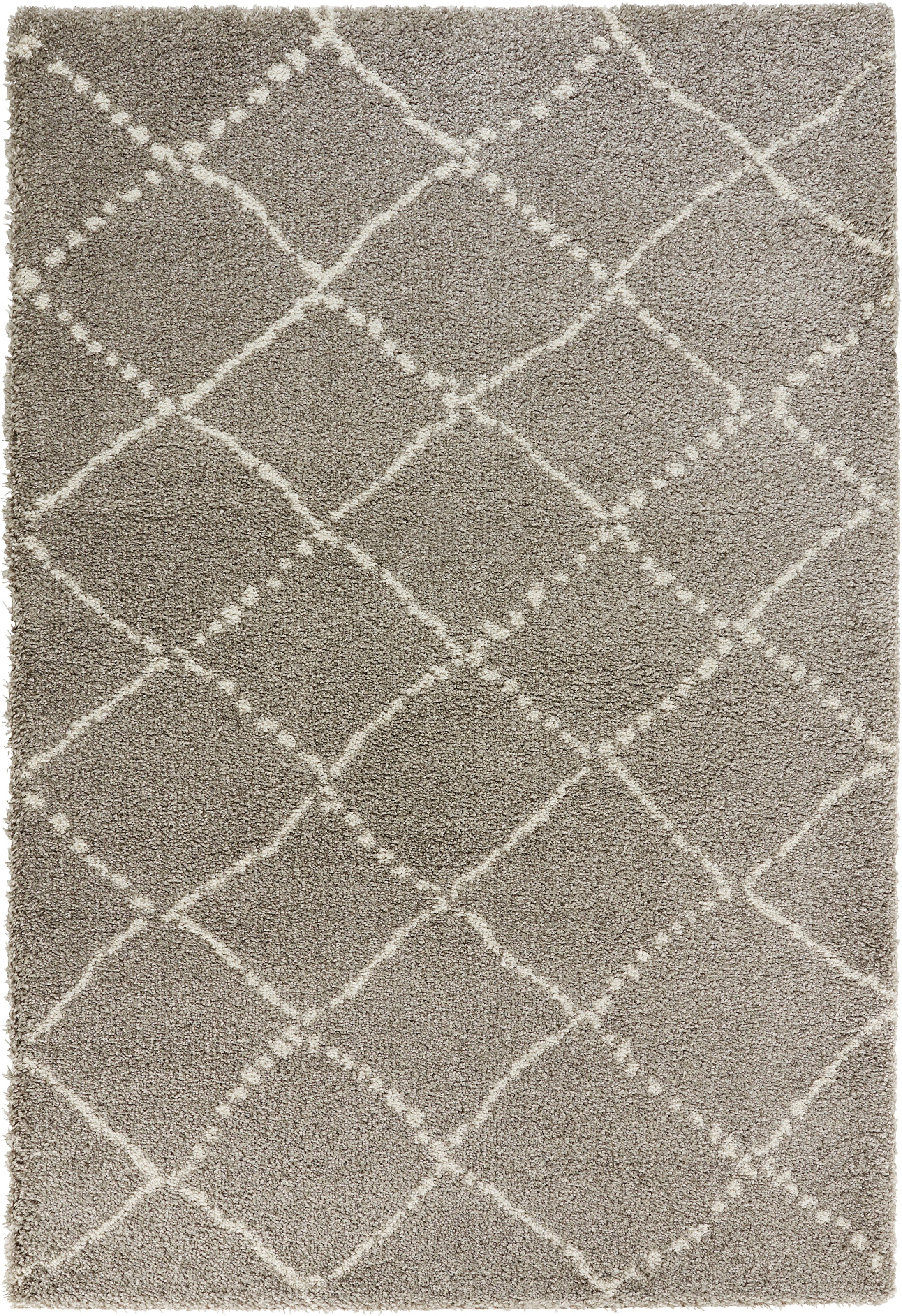 HANSE Home Hochflor-Teppich »Hash«, rechteckig, 35 mm Höhe, Shaggy, Flokati, Raute, Weich, Modern, Wohnzimmer, Schlafzimmer, Flur
